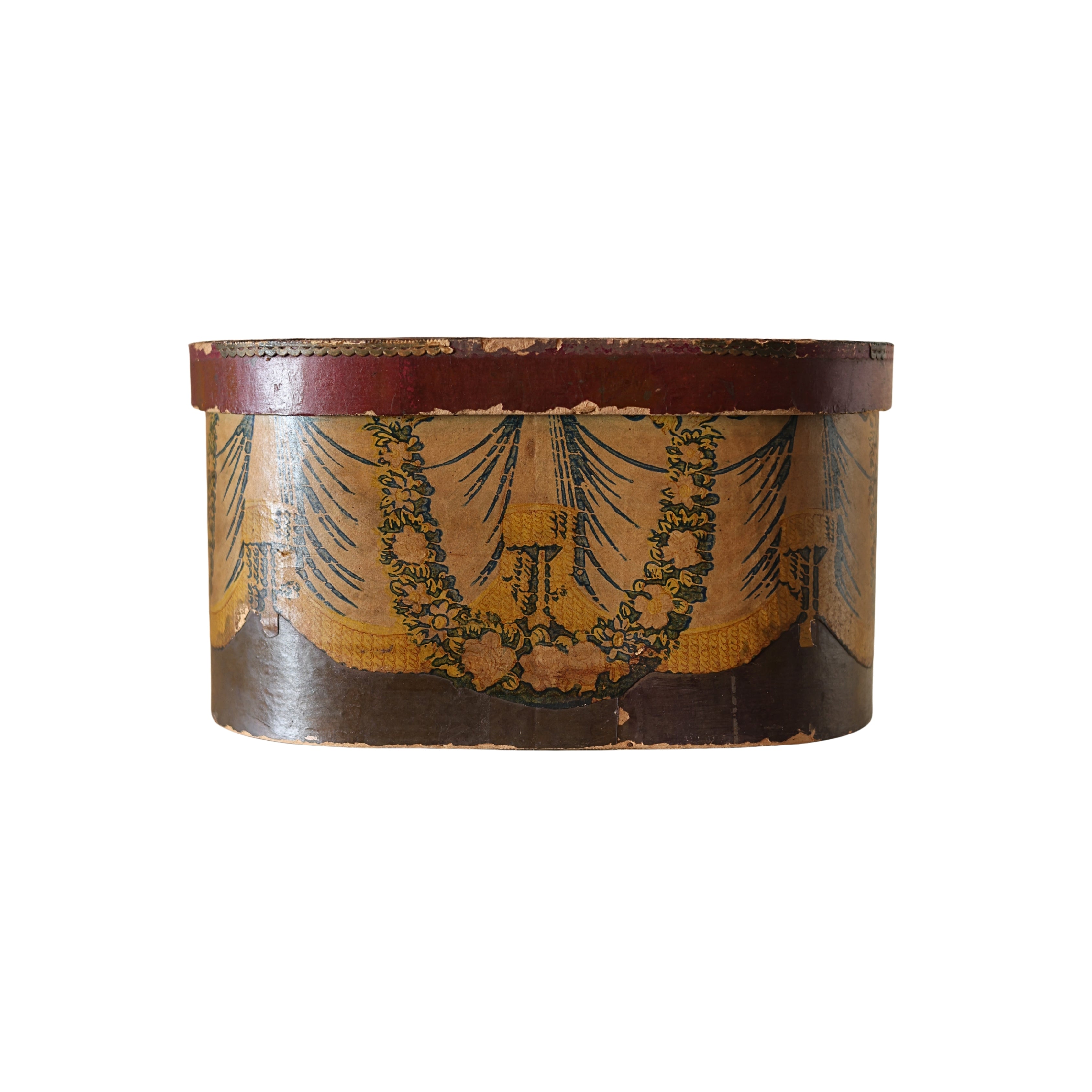 Early Folk Art Wallpaper Box