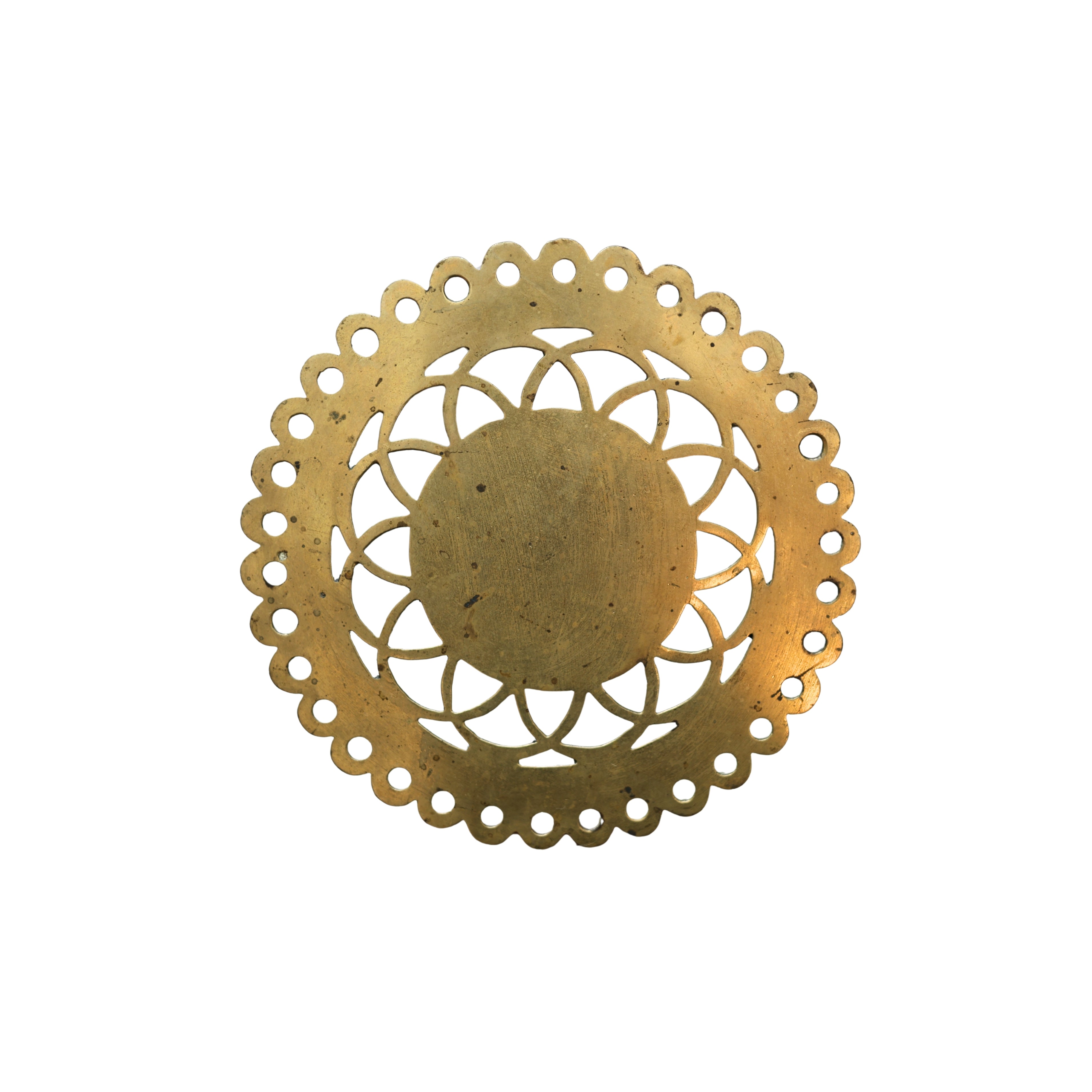 English Brass Tilt-Top Kettle Stand with Claw Feet