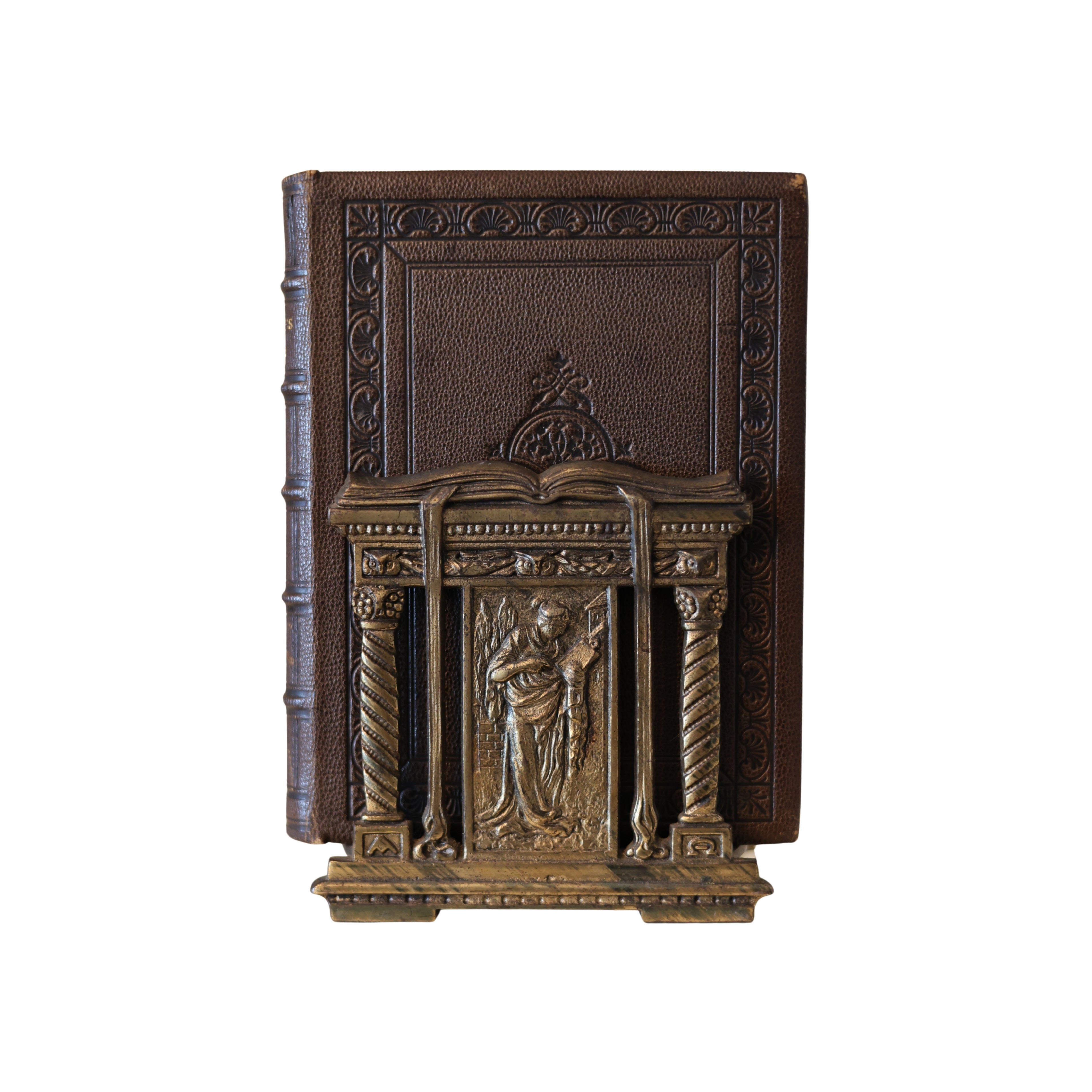 Book Stand with Classical Figure