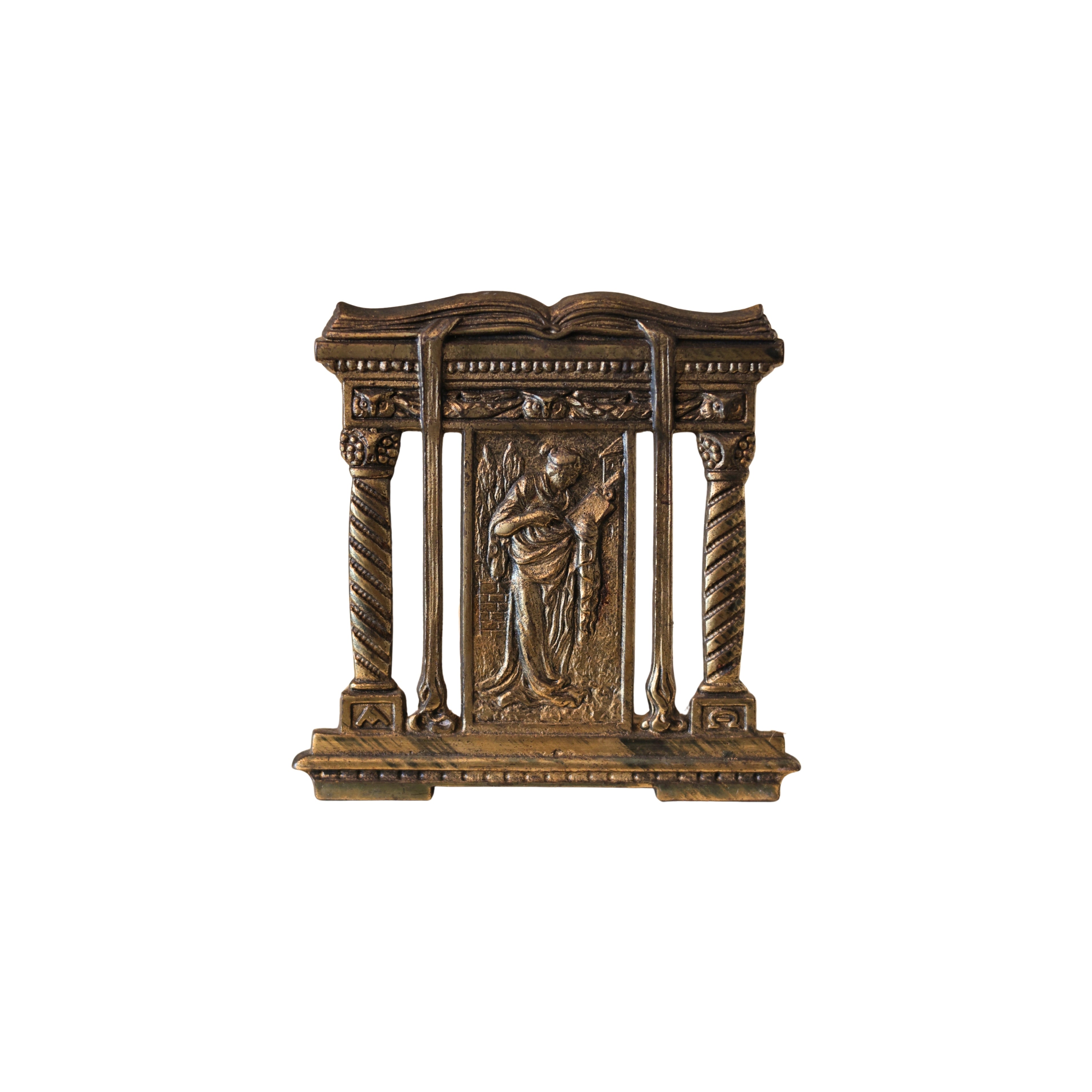 Book Stand with Classical Figure