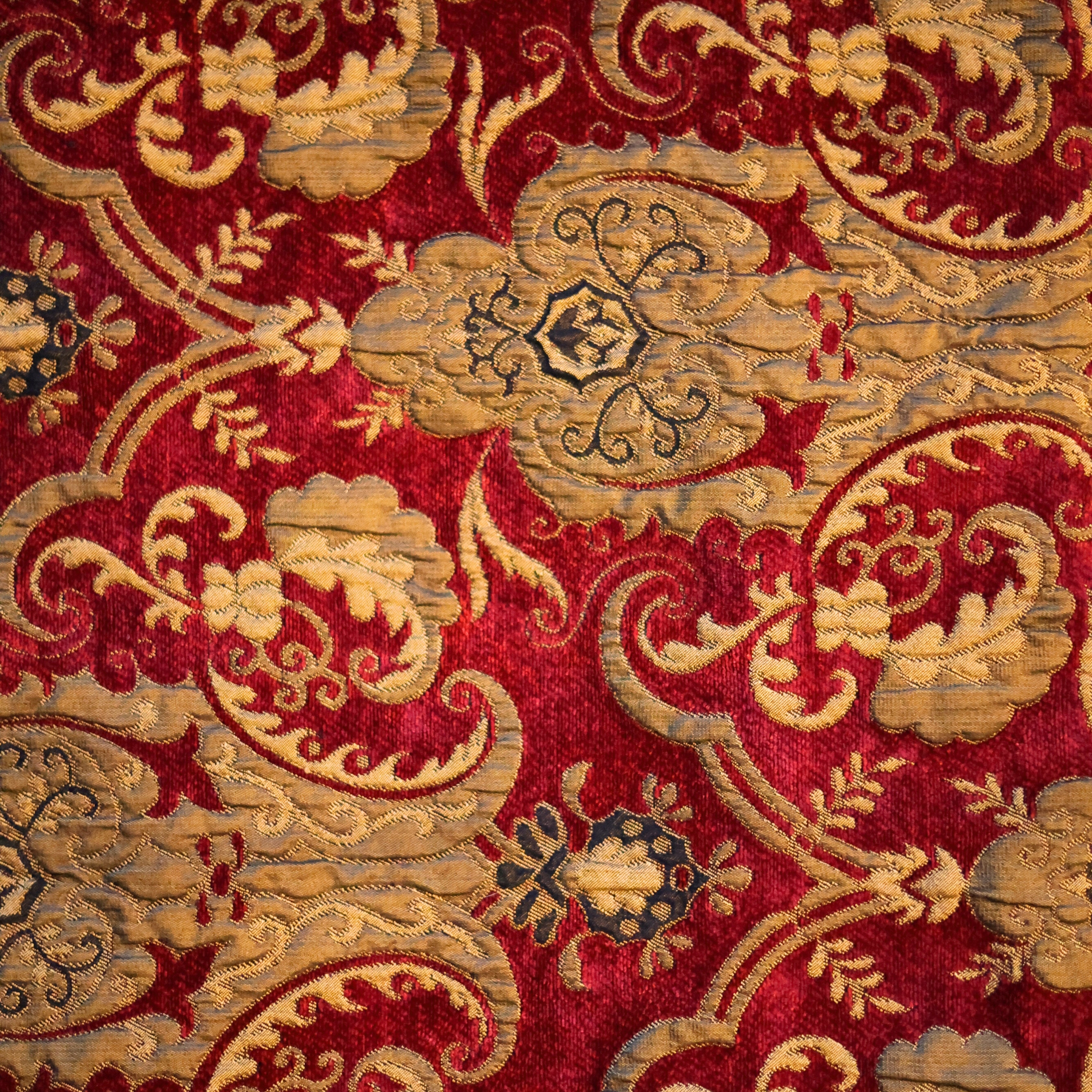 Brocade Decorative Throw with Bullion Fringe