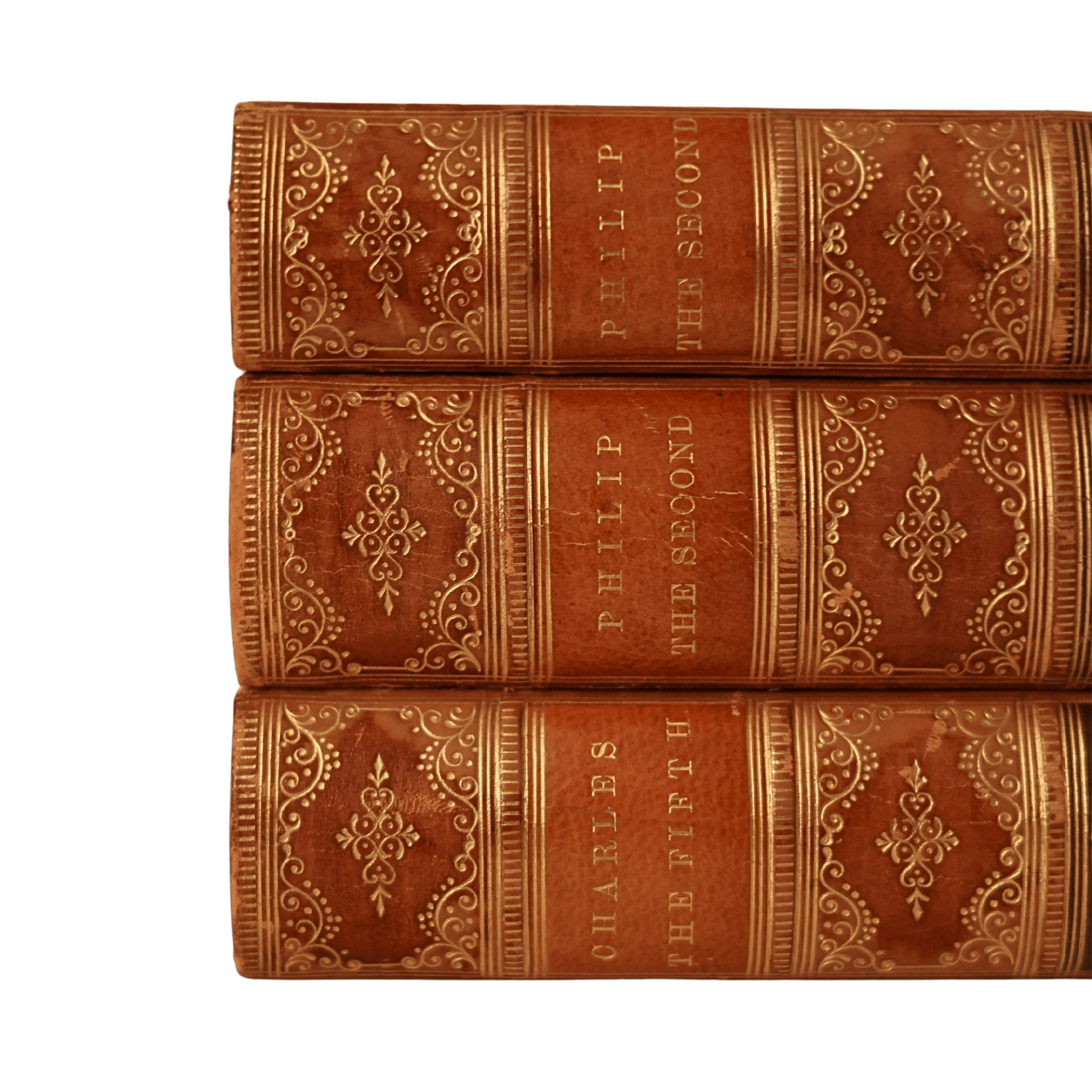 c. 1869 Prescot History Volumes, Phillip of Spain and Charles V