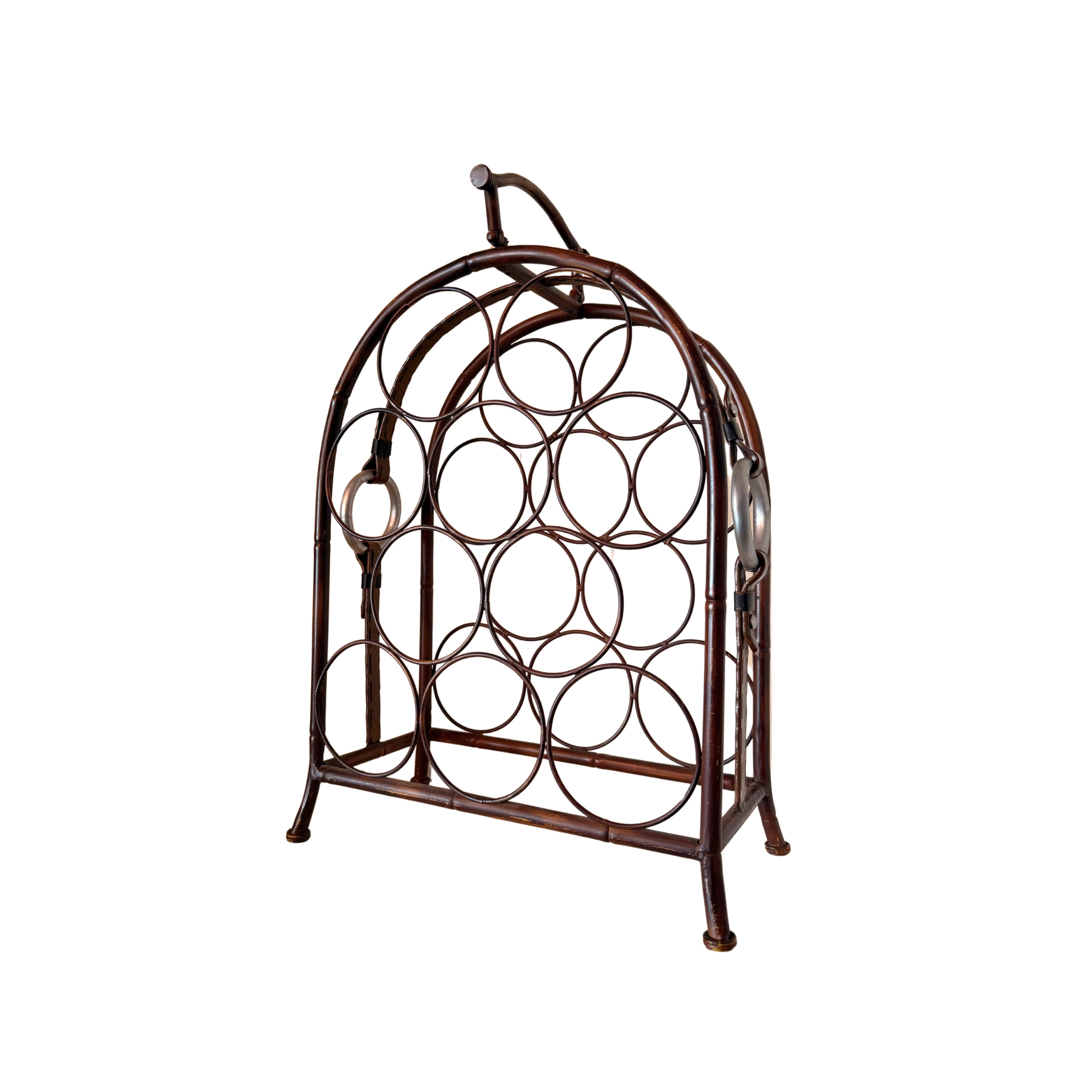 Trompe-l’œil Wine Rack by Jacques Adnet