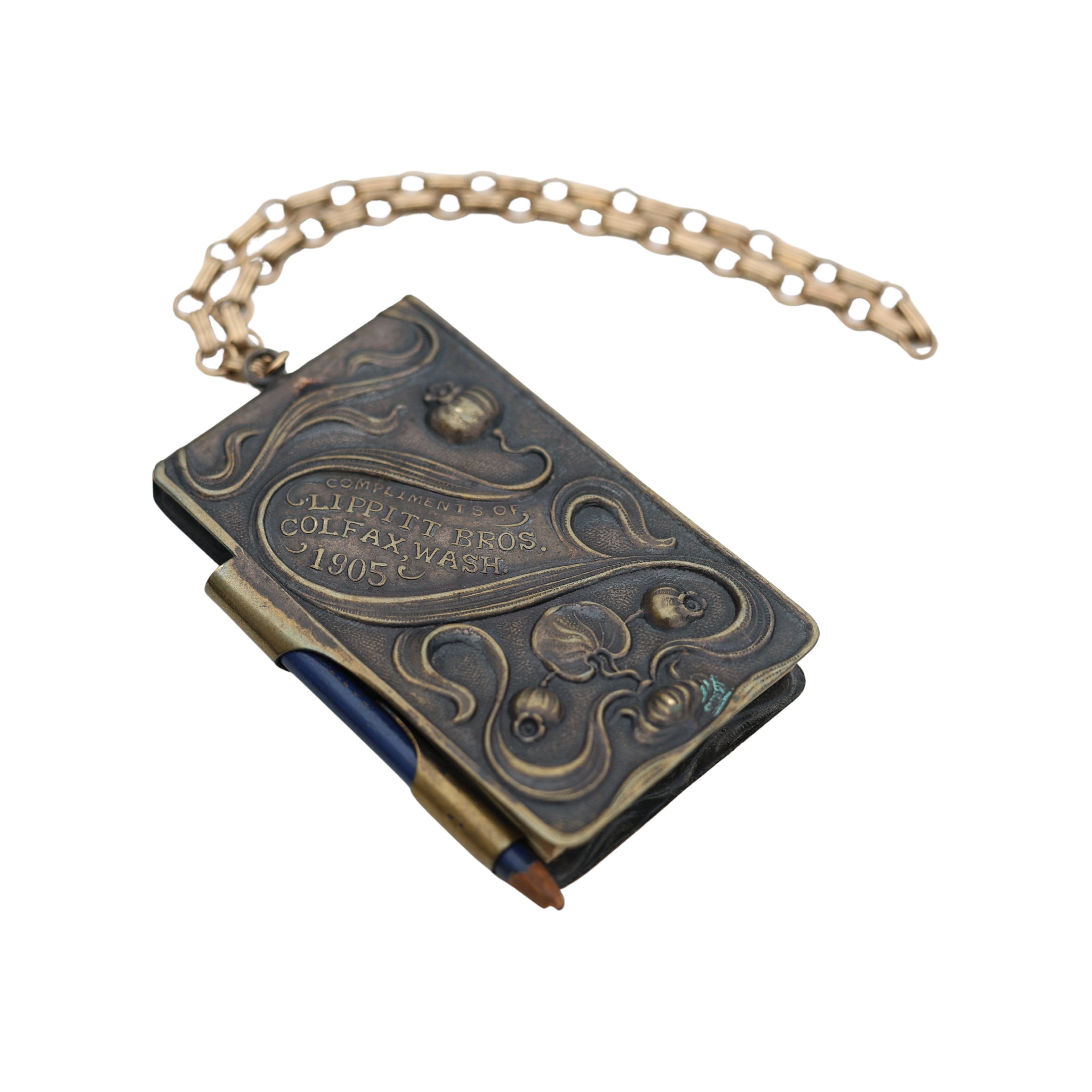 c. 1905 Edwardian Chatelaine Notebook
