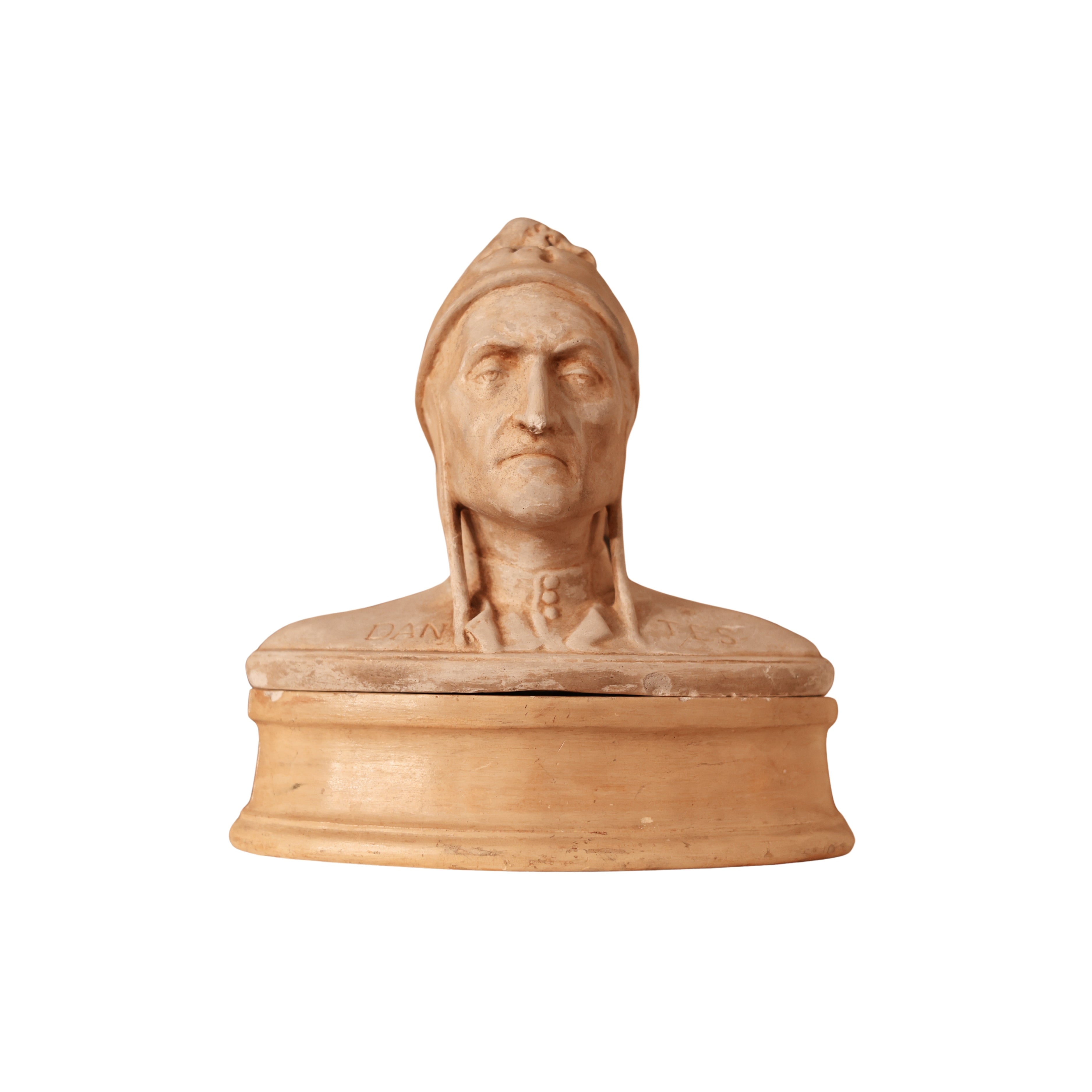 Plaster Dante Alighieri Bust