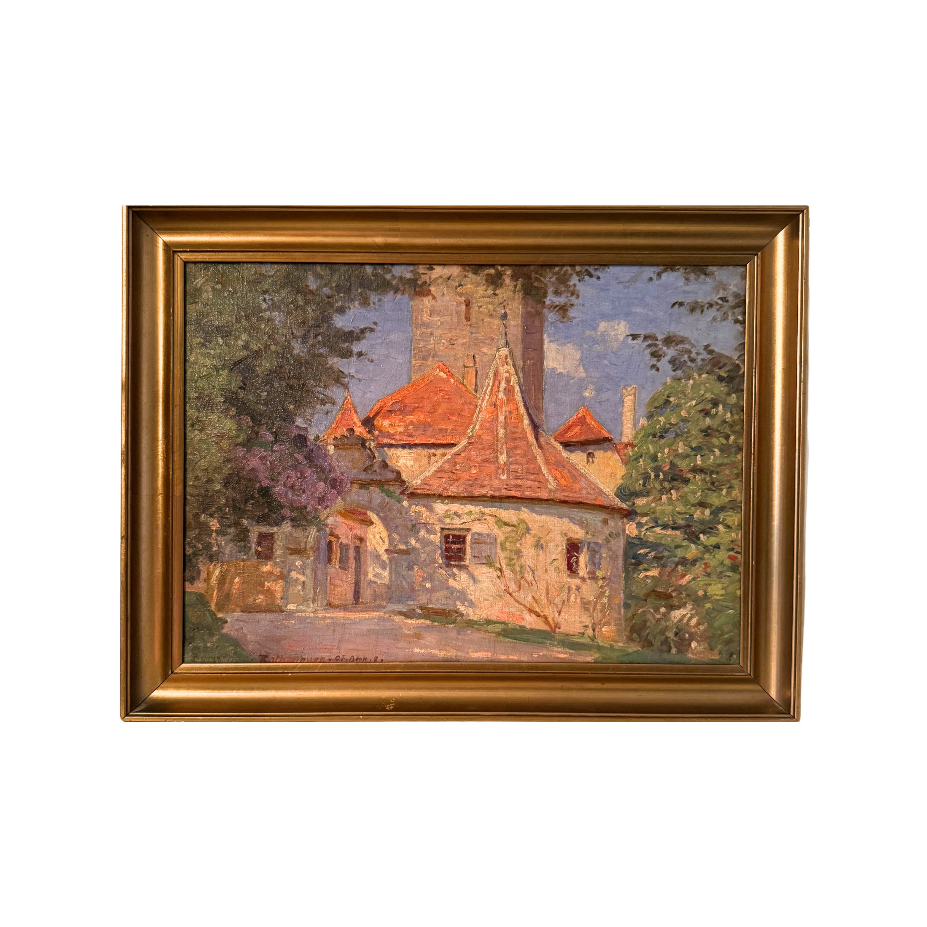 Burgtor Castle Gate Oil Painting