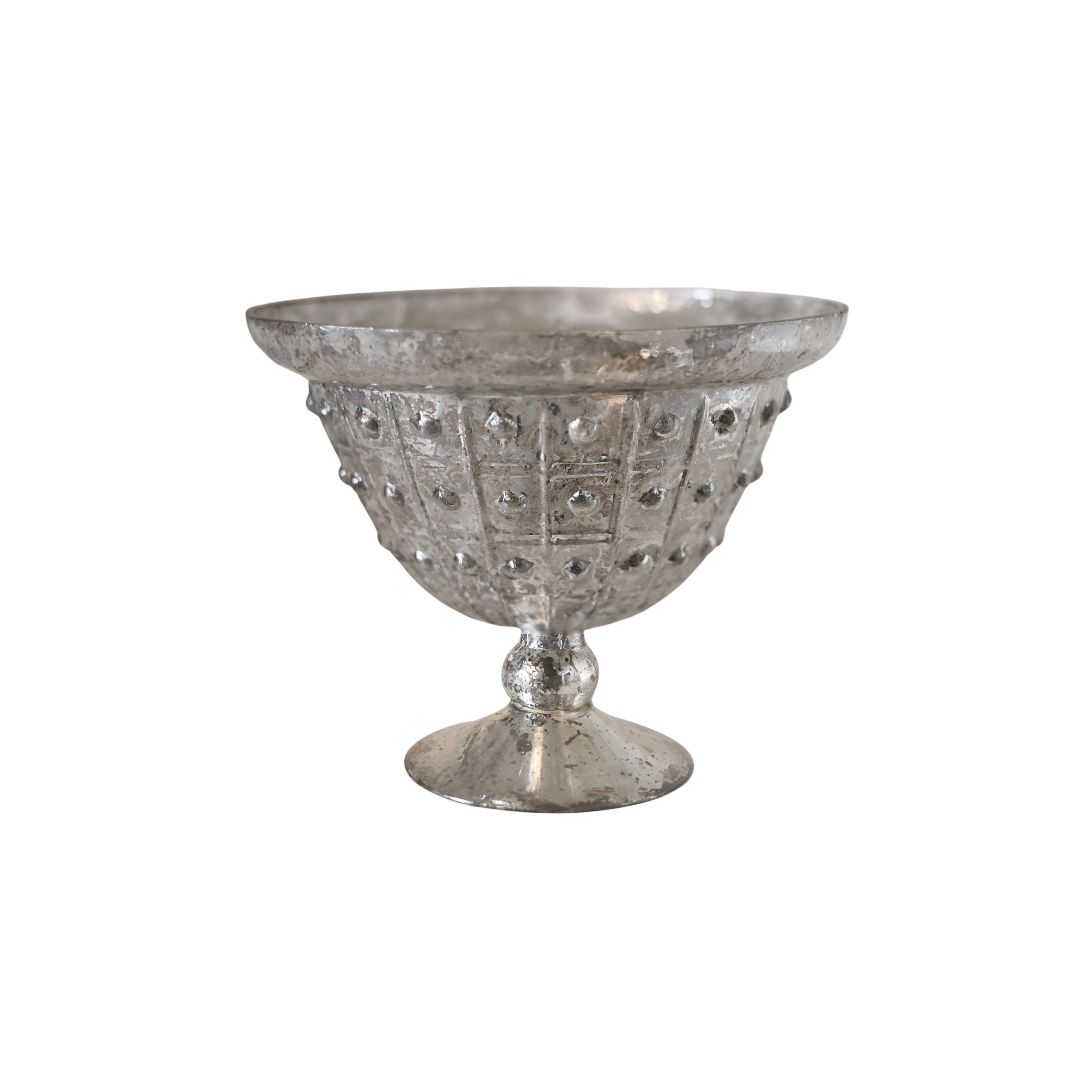 Silvered Pedestal Bowl
