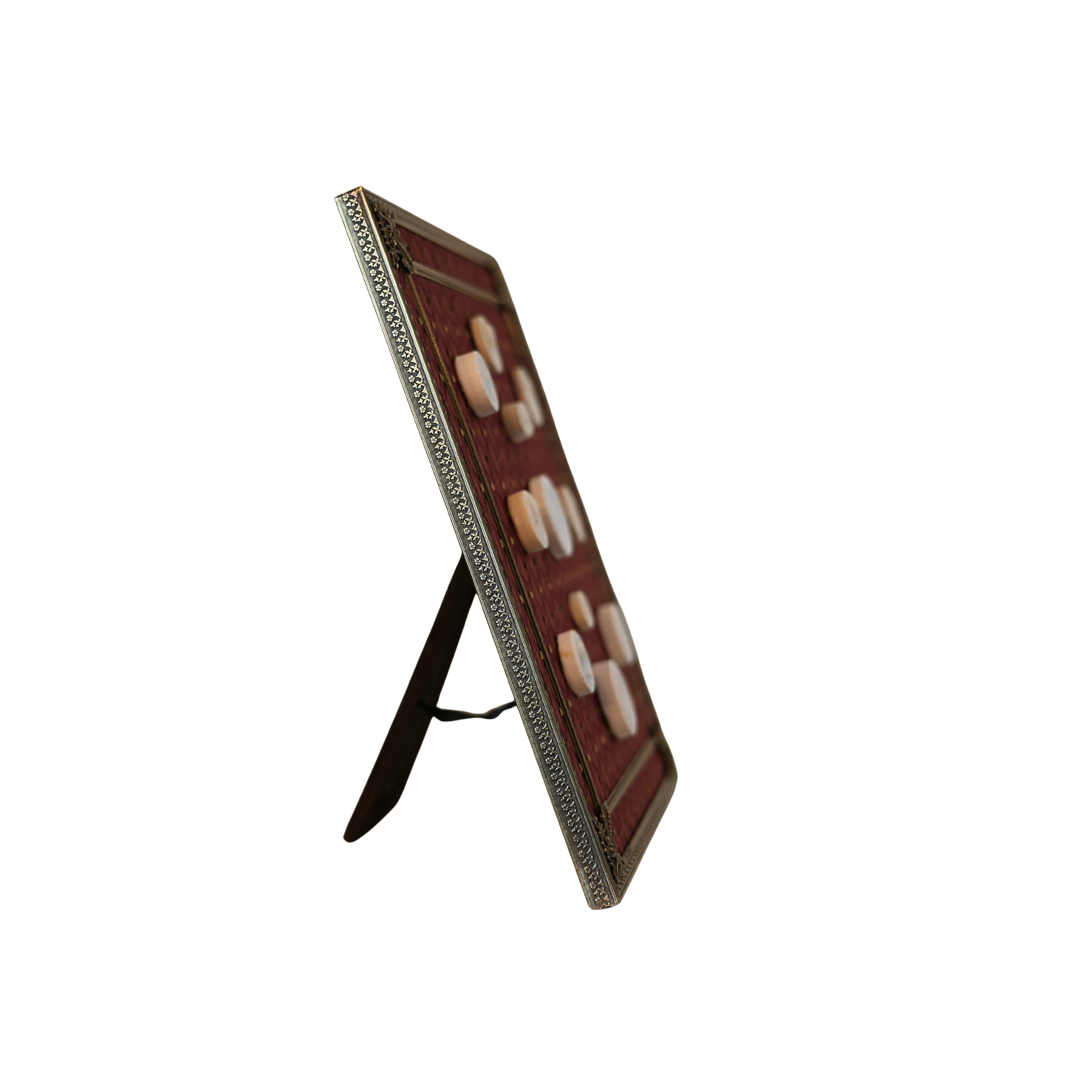 Fabric Lined Framed Intaglio Display
