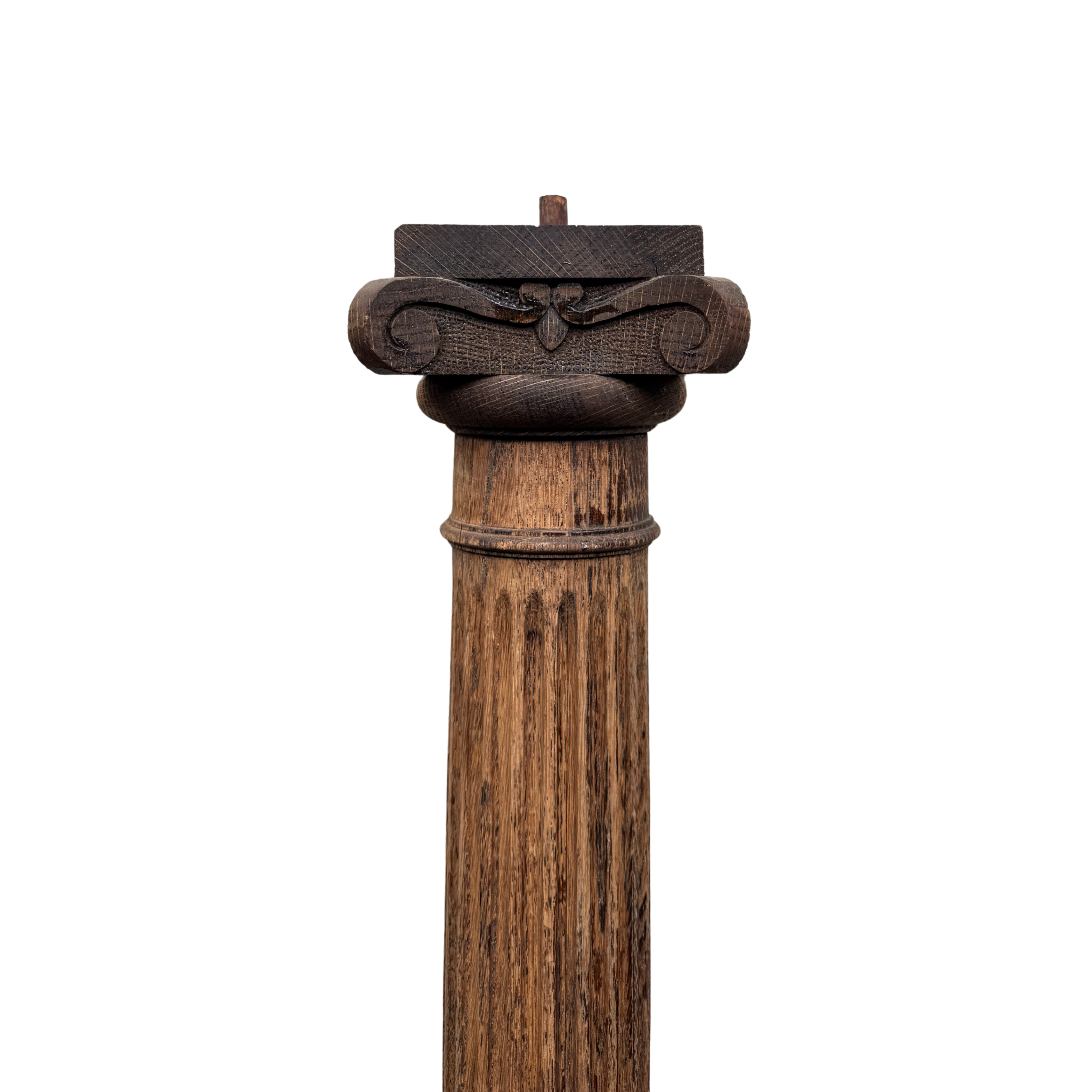 Architectural Mantle Columns, Oak