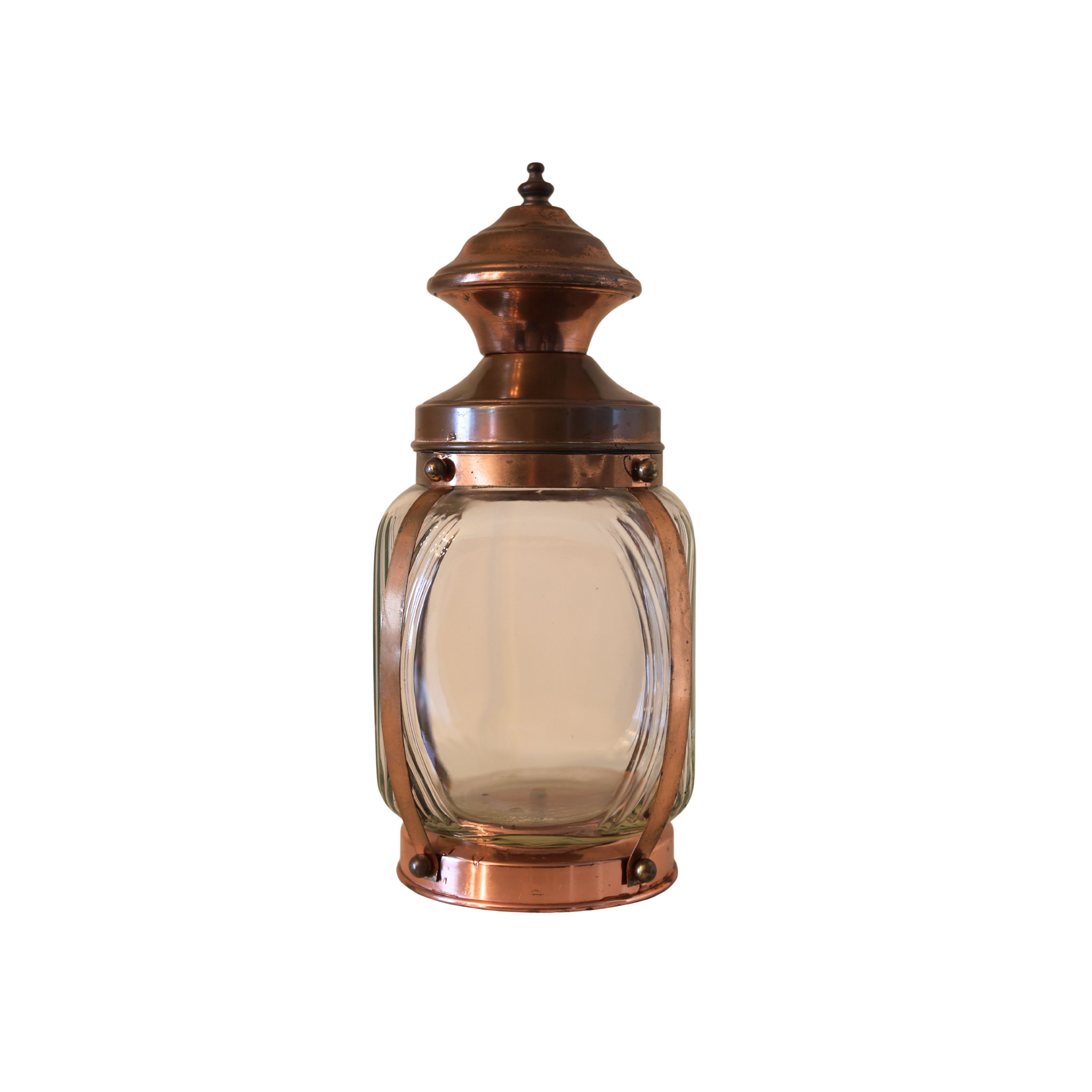 Copper and Glass Nautical Style Lantern
