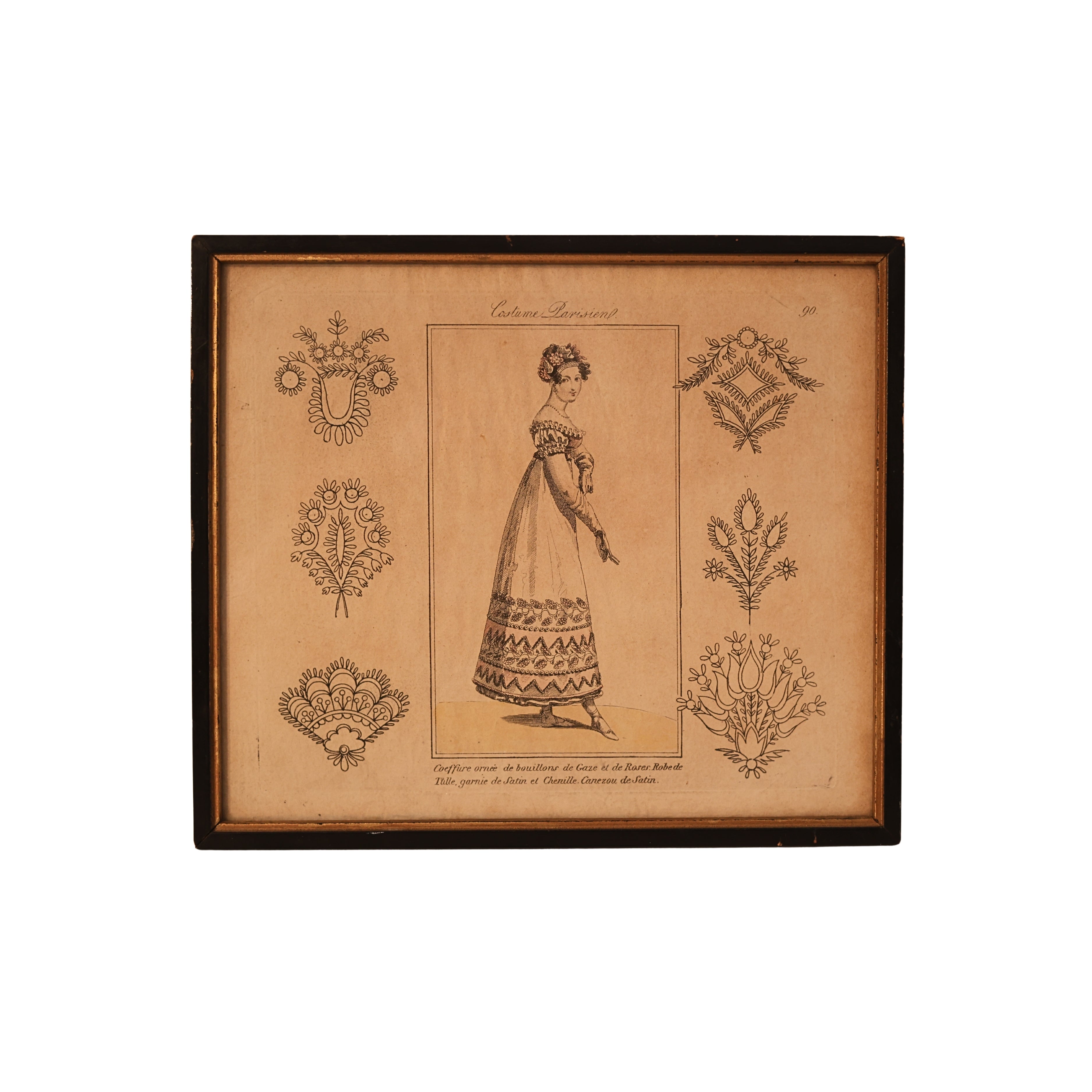 “Costume Parisien” French Fashion Engraving