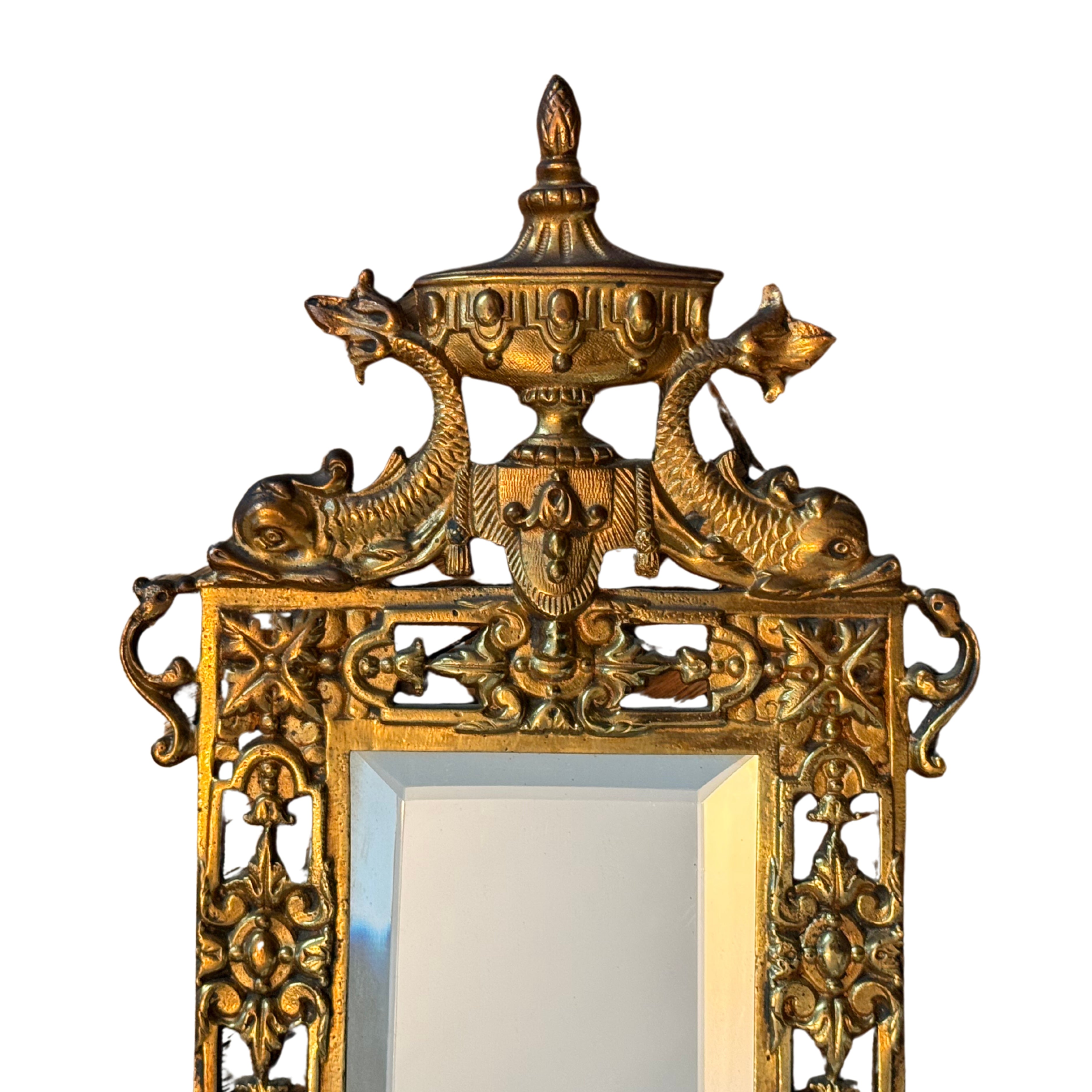 Champlevé Mirror Sconces
