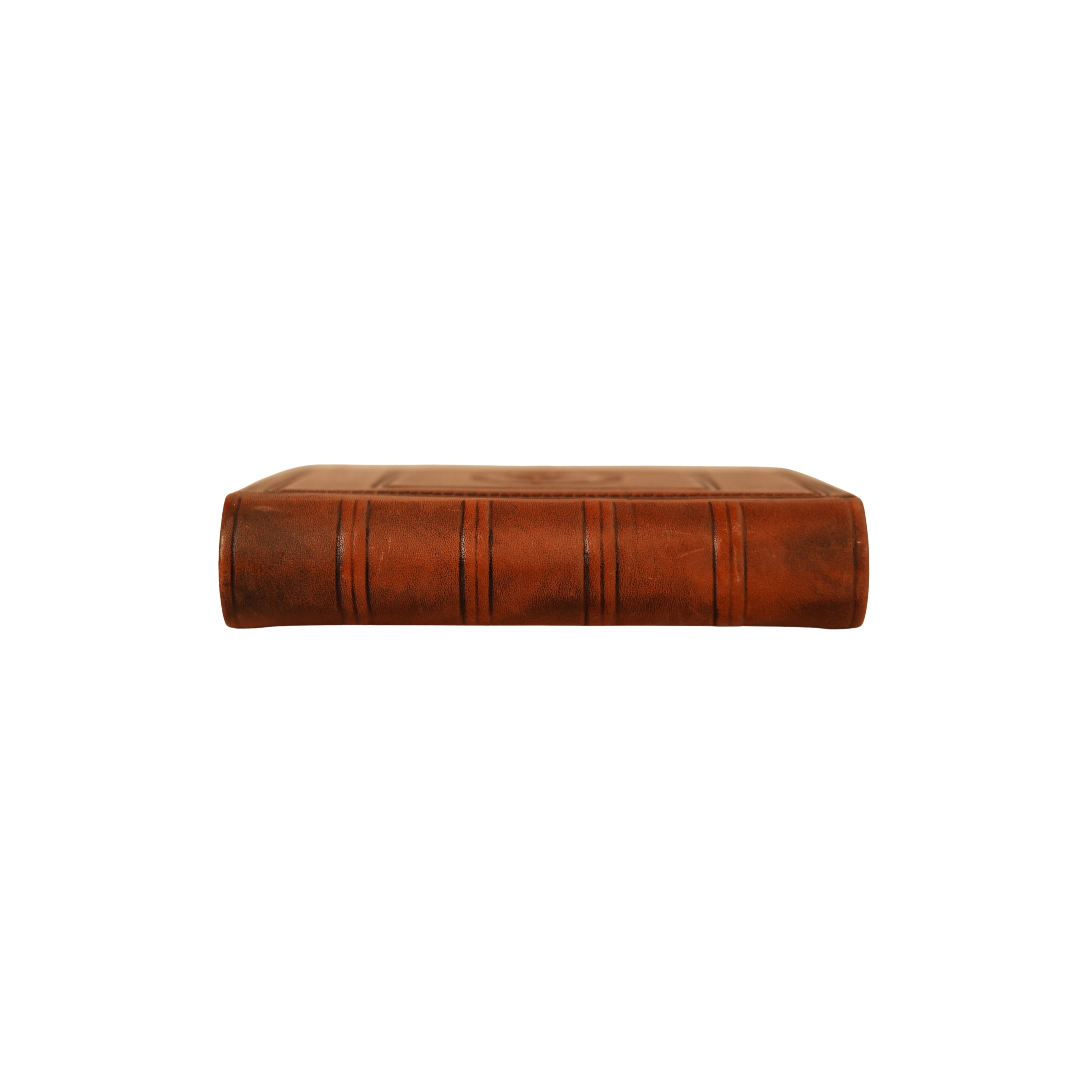 Leather & Fabric Book-Form Storage Box