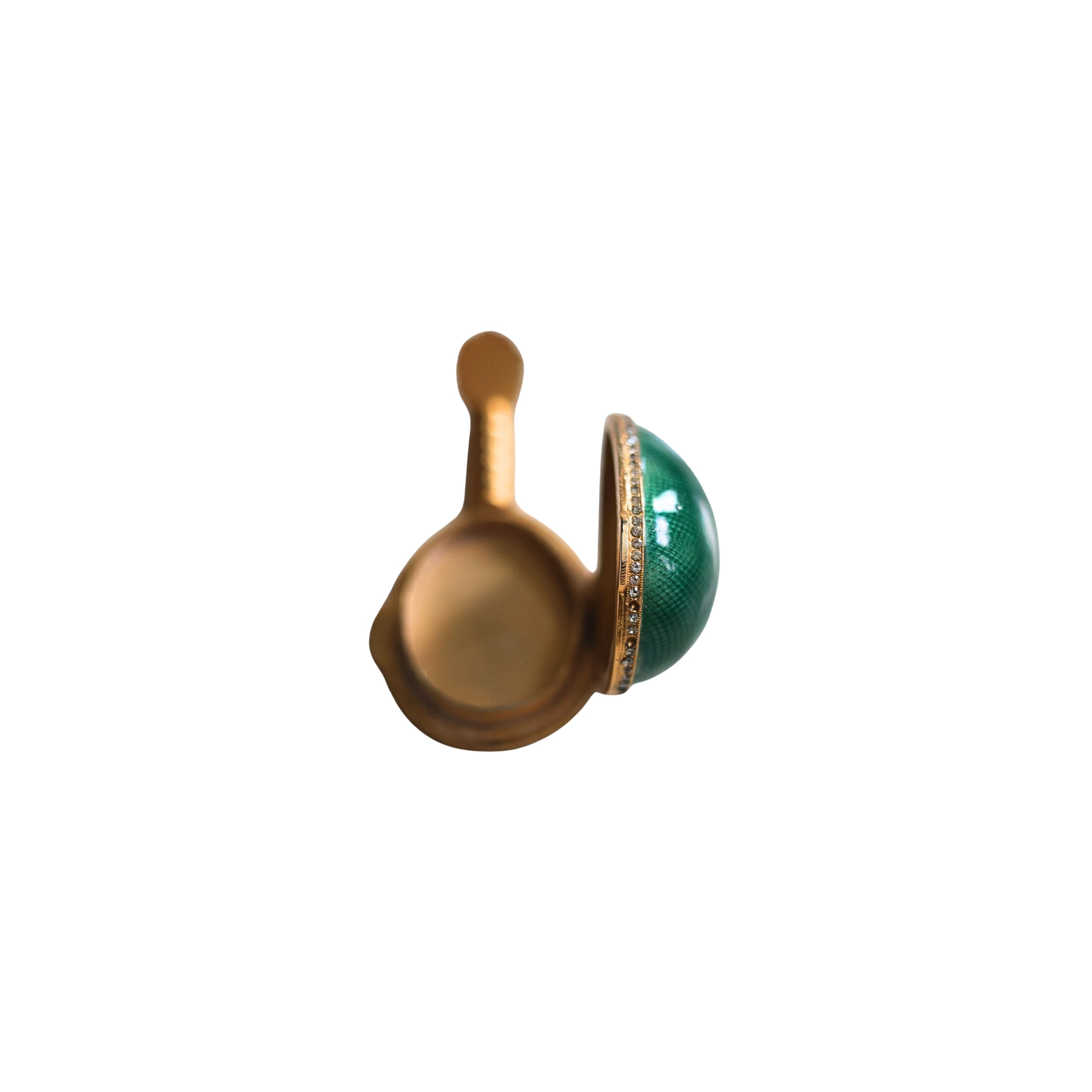 Guilloché Enamel Mandolin Pill Box