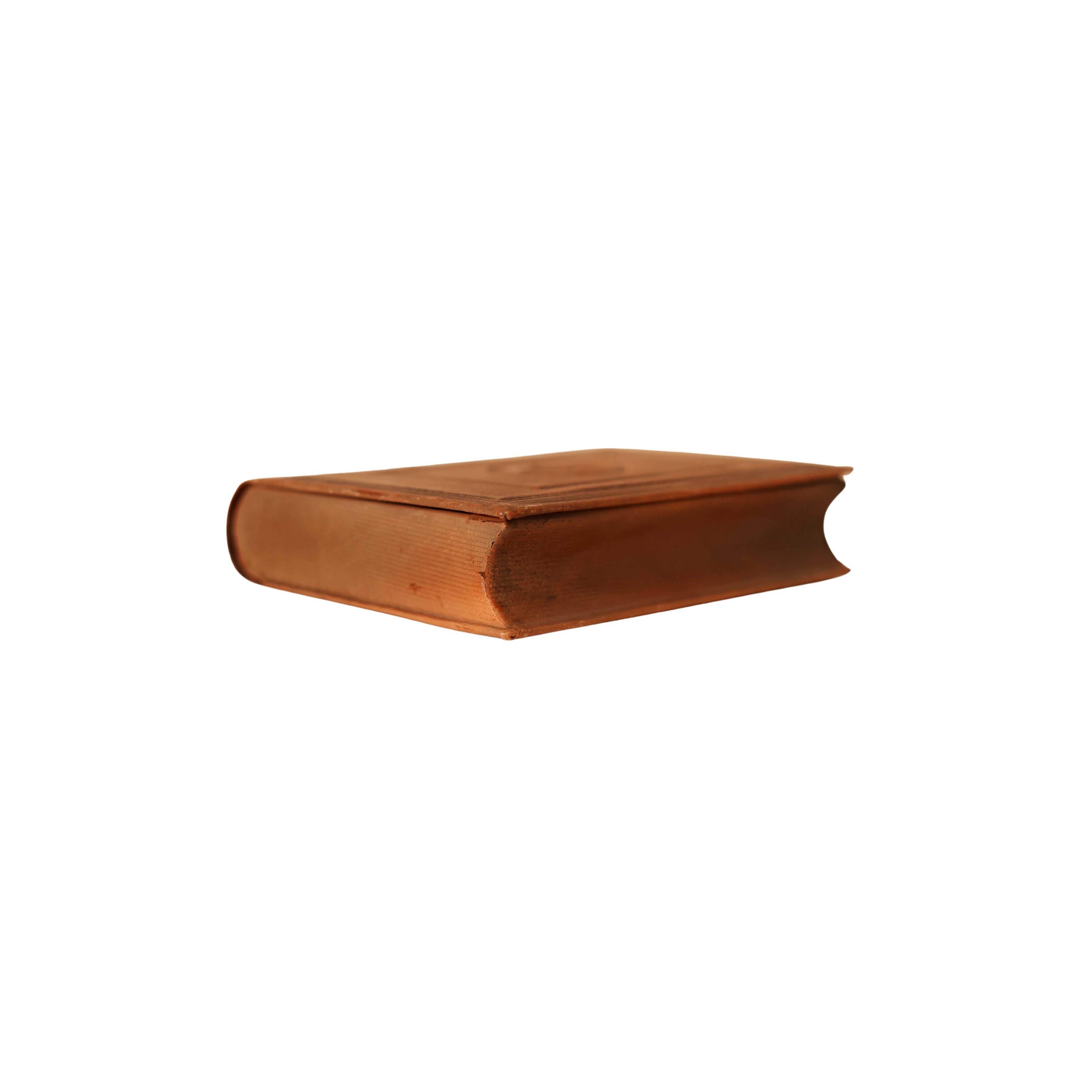 Leather & Fabric Book-Form Storage Box