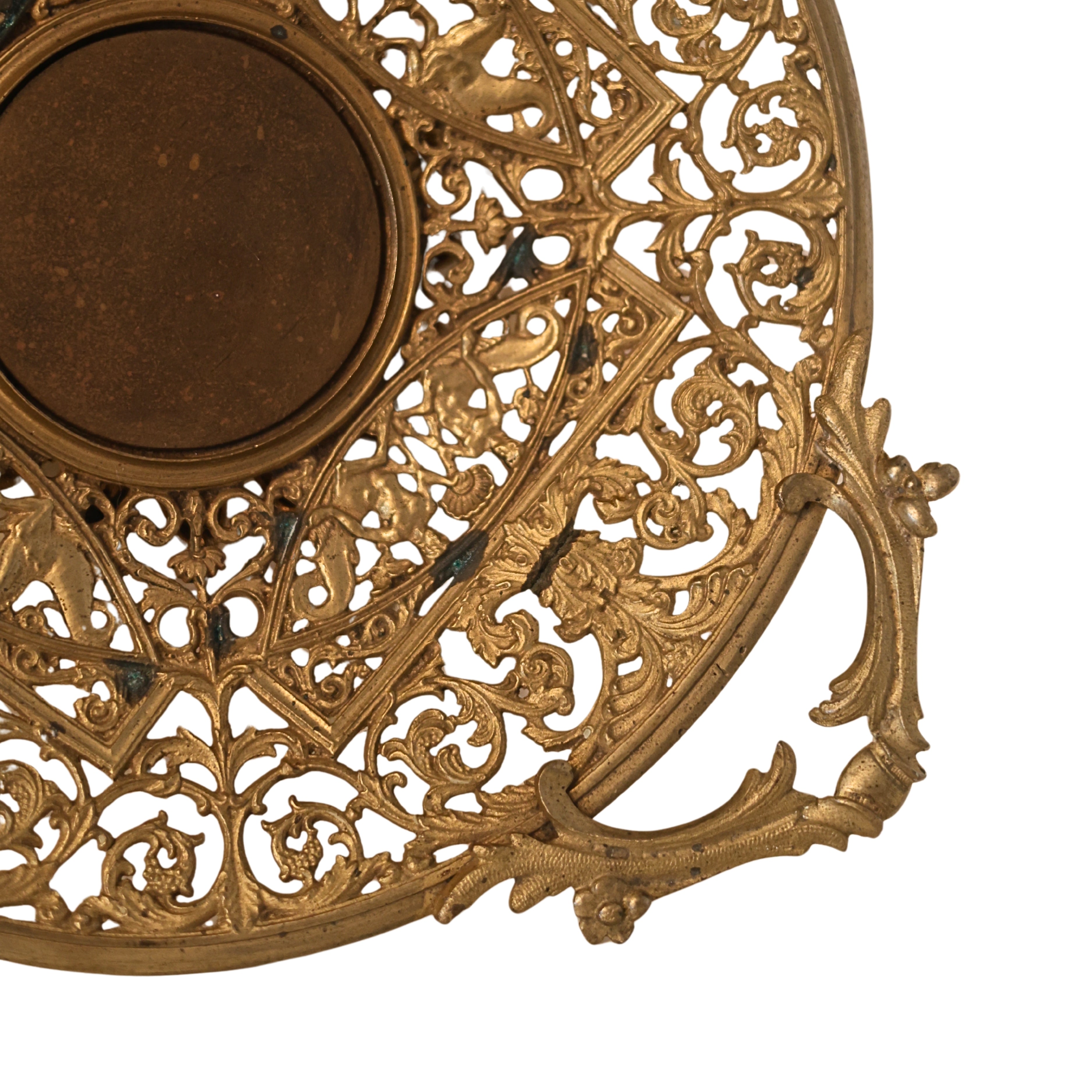 Pierced Bronze Serving Dish