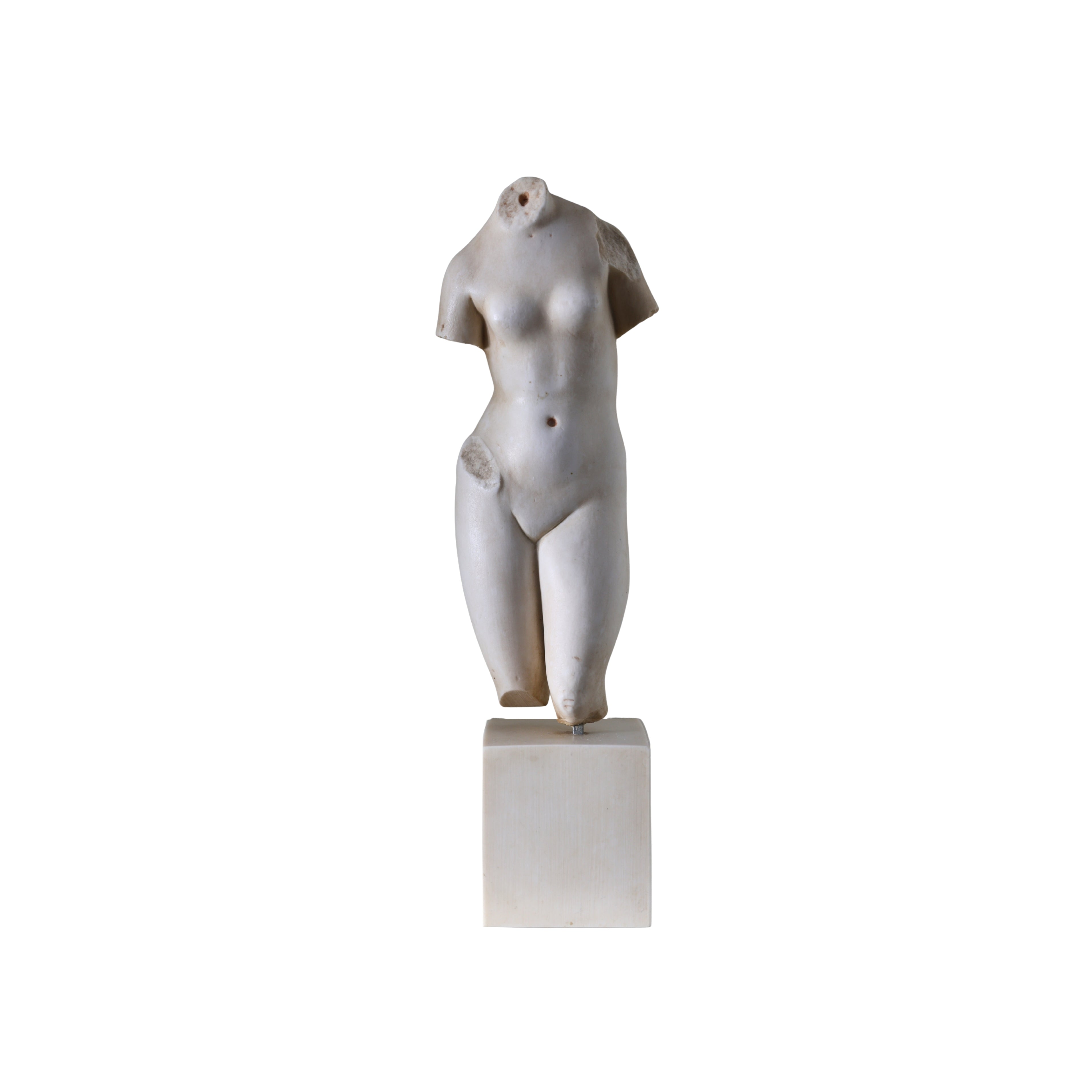 Aphrodite Torso Sculpture on Plinth, MMA