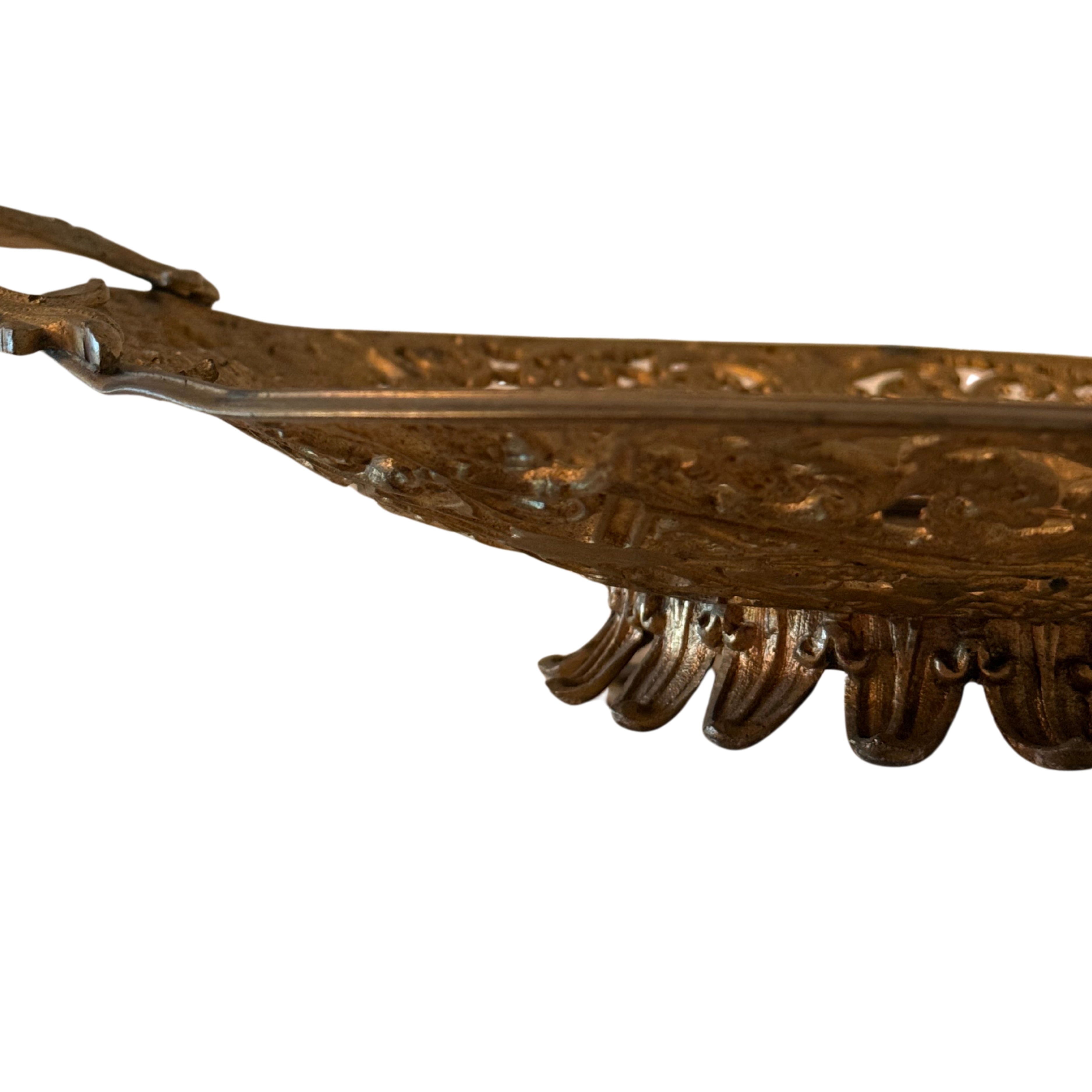 Pierced Bronze Serving Dish