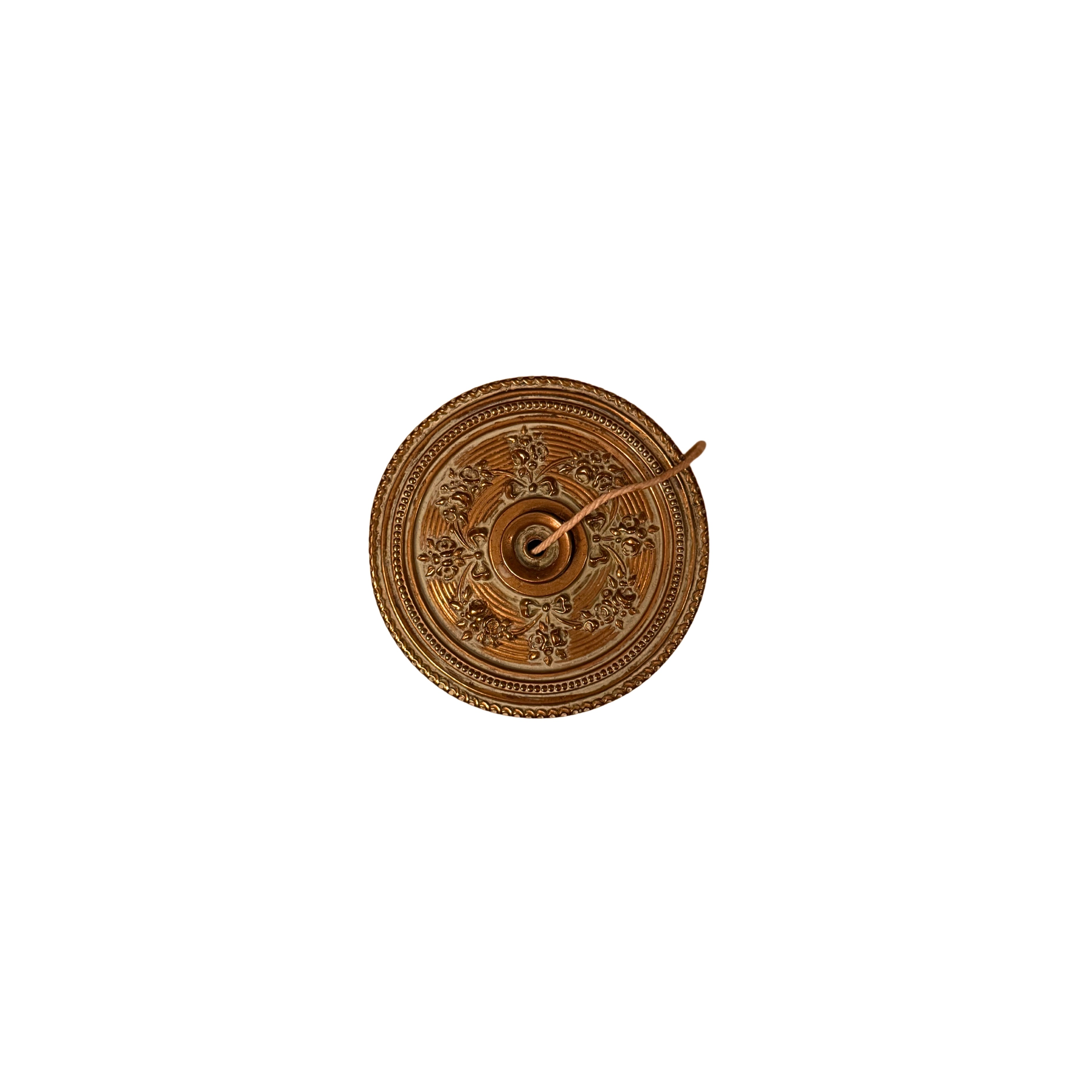 Embossed Brass Twine Holder