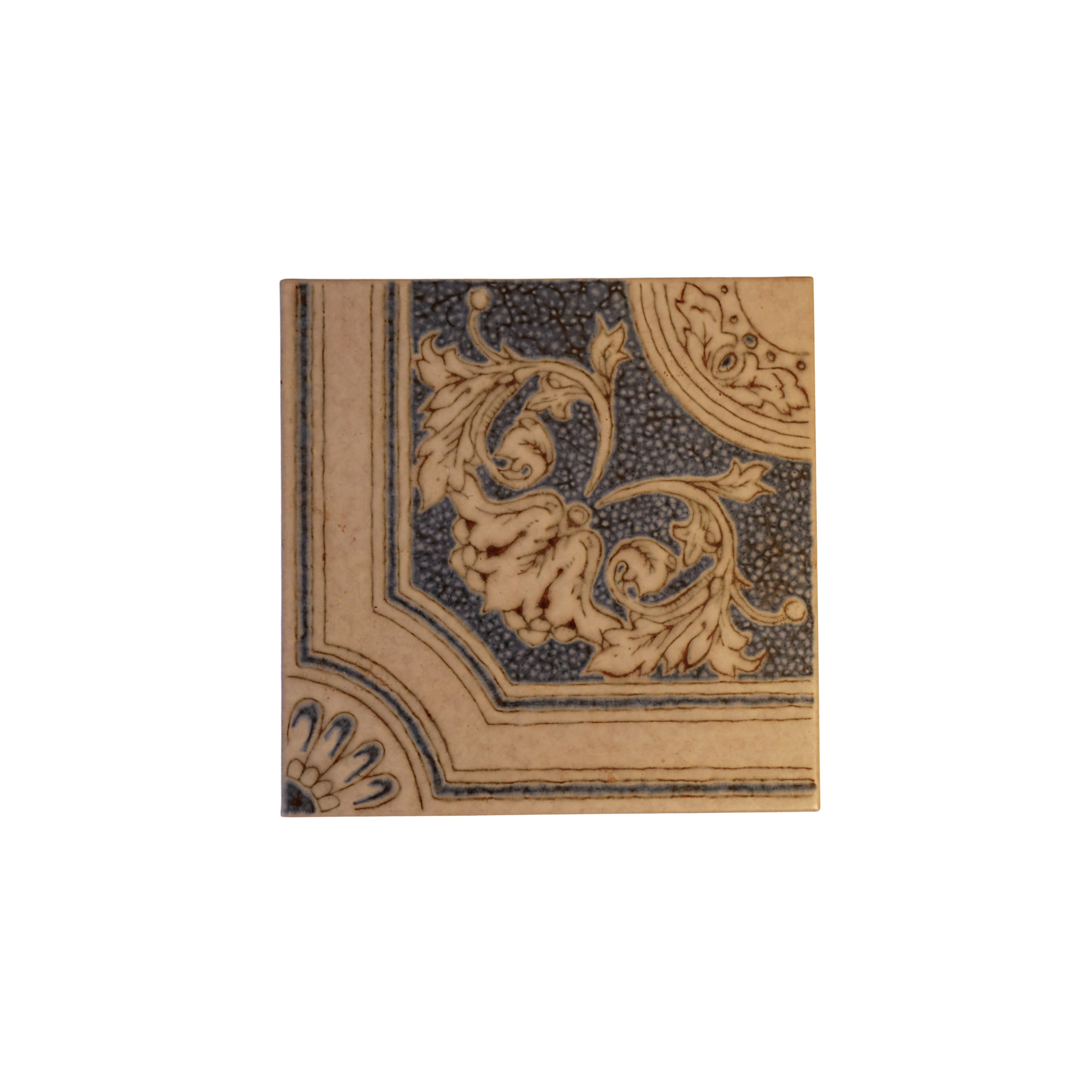 Italian Terracotta Scrollwork Tiles