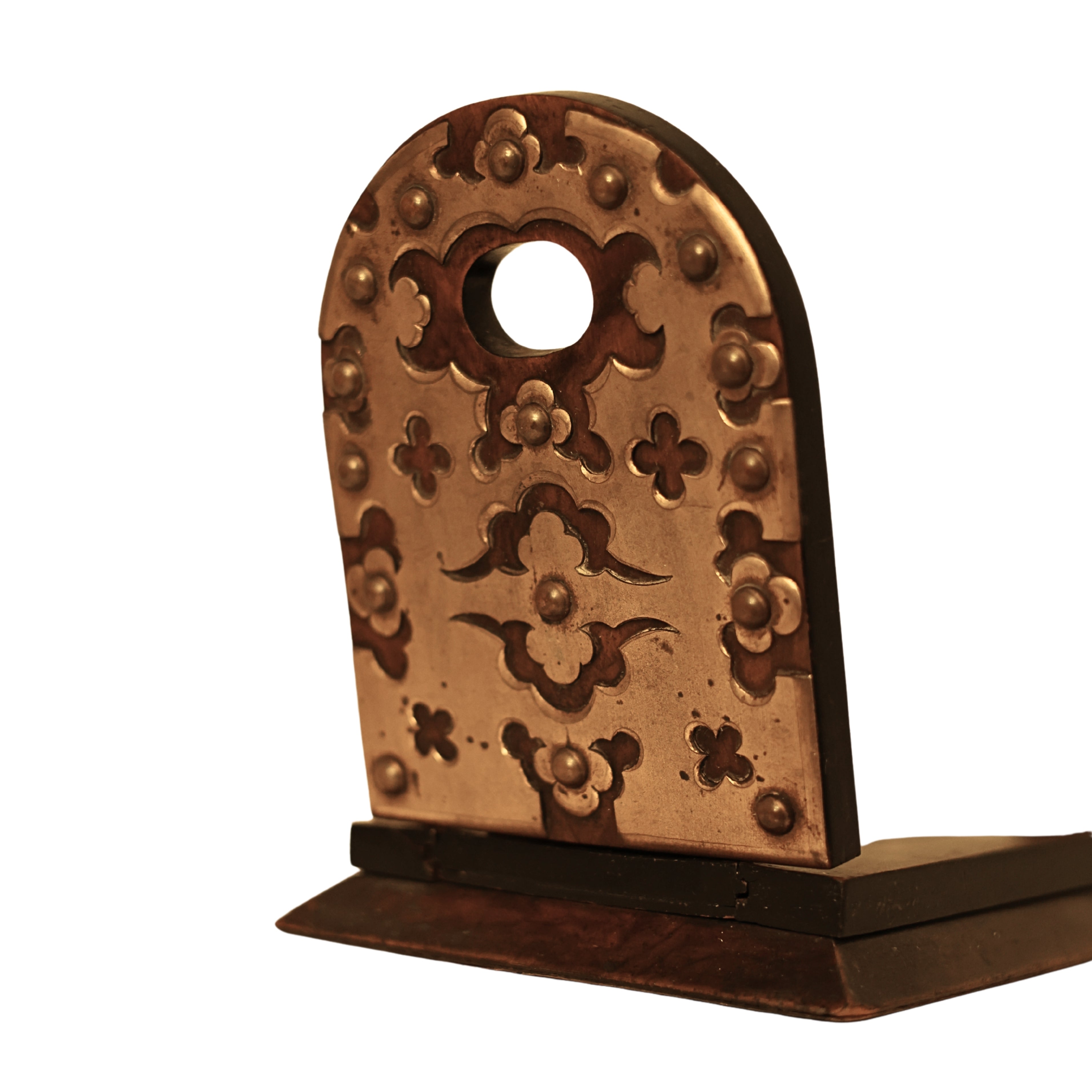 English Brass-Mounted Book Slide by Baker, London