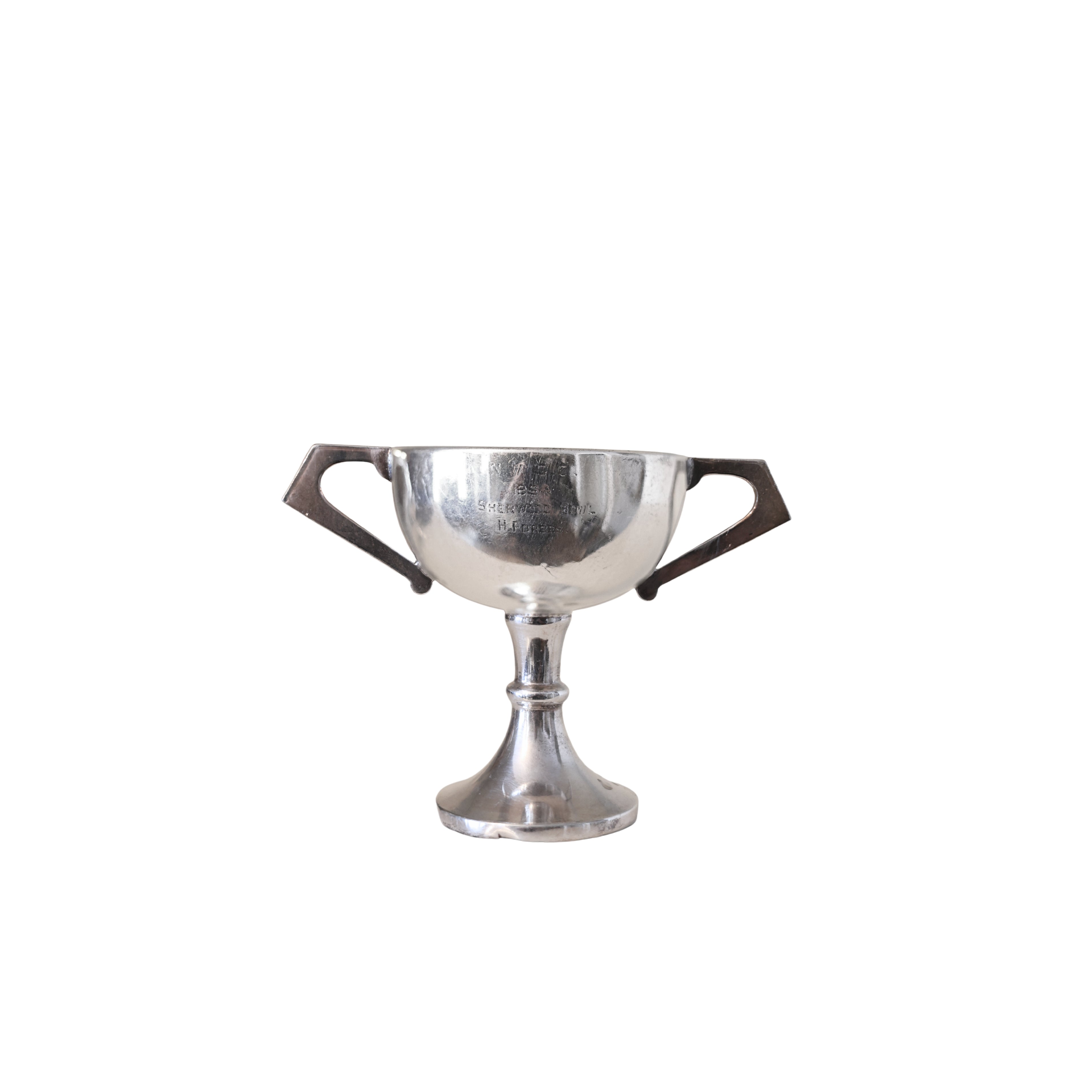 c. 1954 English Silver Plate Golf Trophy Cup — "N.W.G.C., Sherwood Bowl, H. Forbes"
