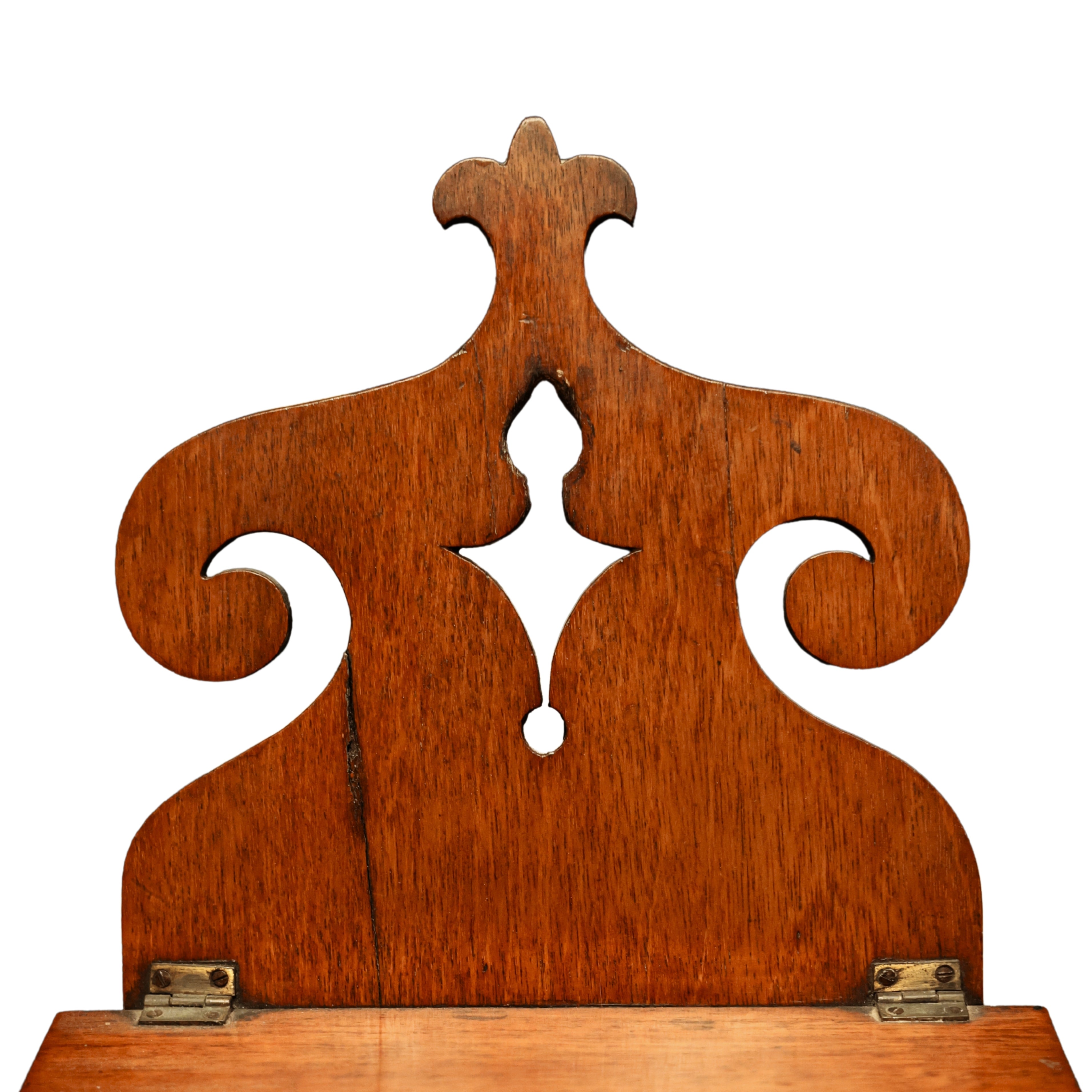 19th c. English Mahogany Salt Box