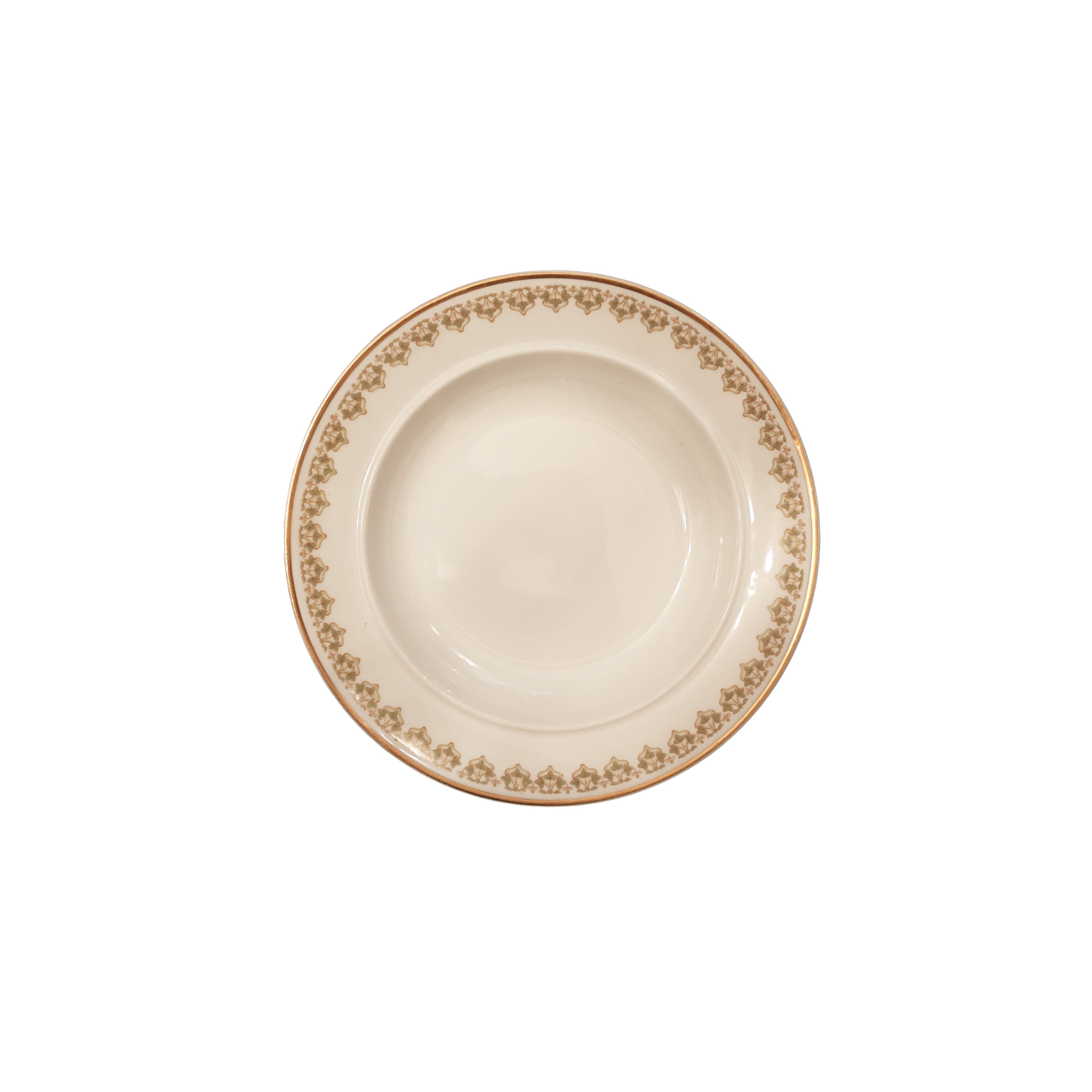 Leaf Edge Limoges Butter Dome