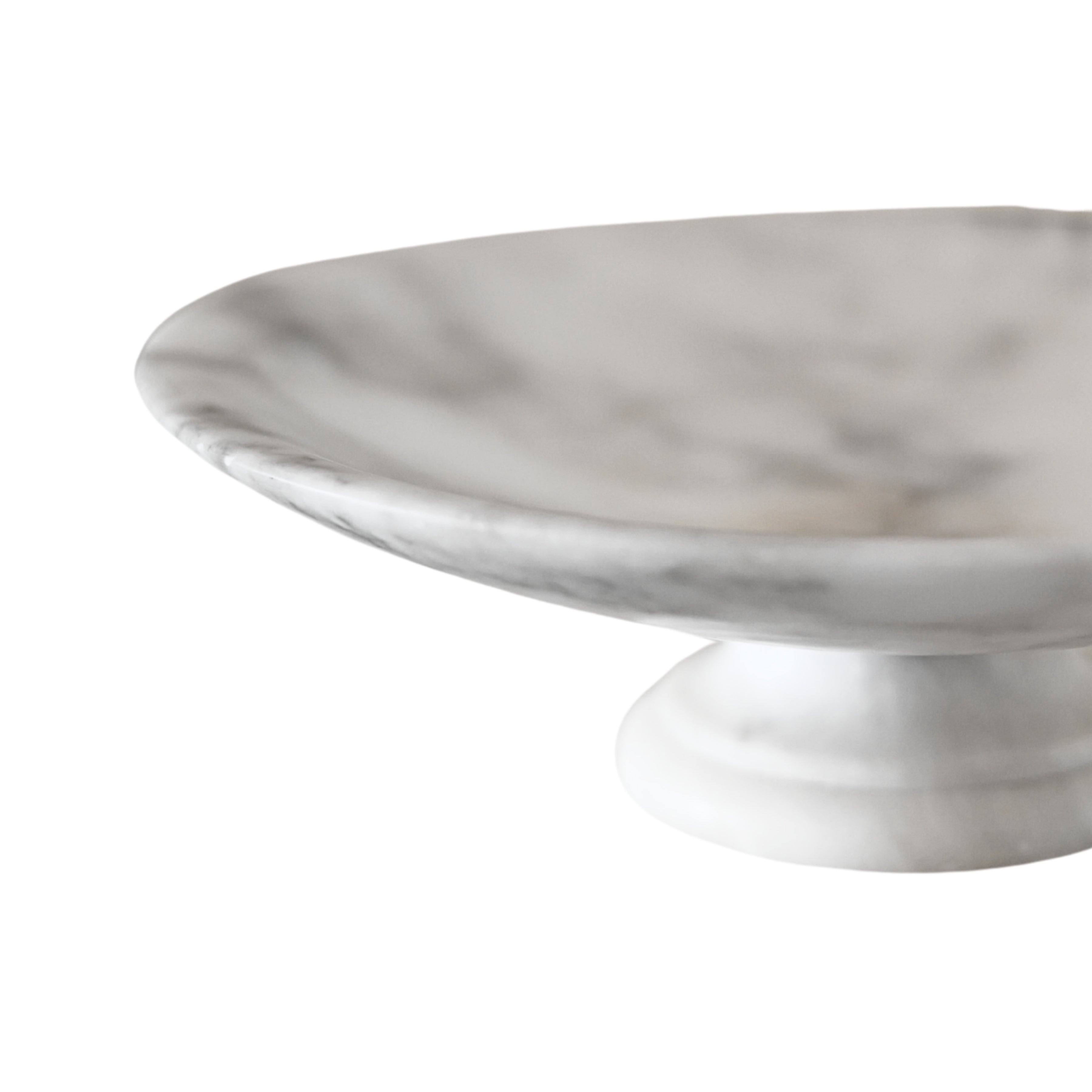 Italian Alabaster Pedestal Compote