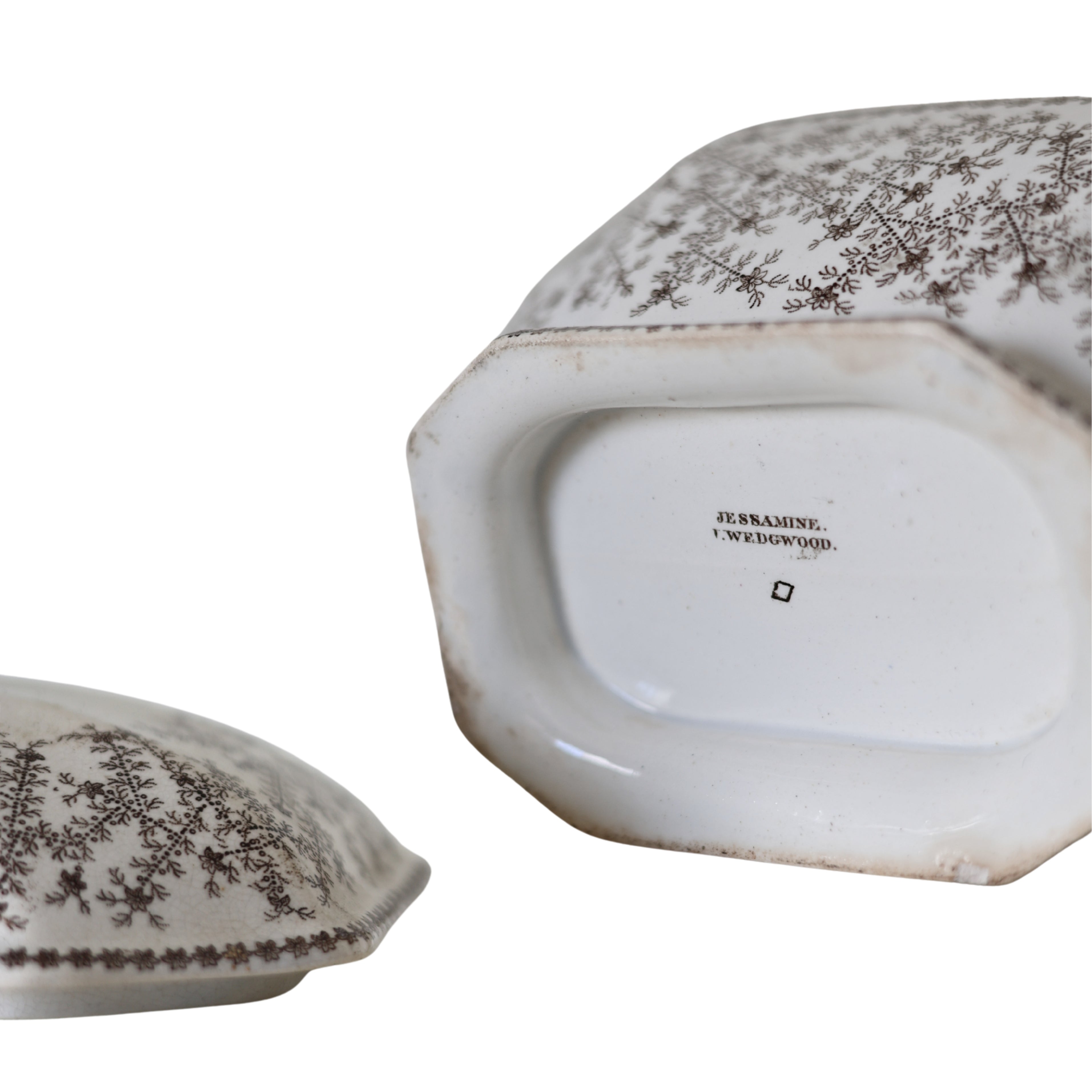 Wedgwood “Jasmine” Pattern Sauce Tureen