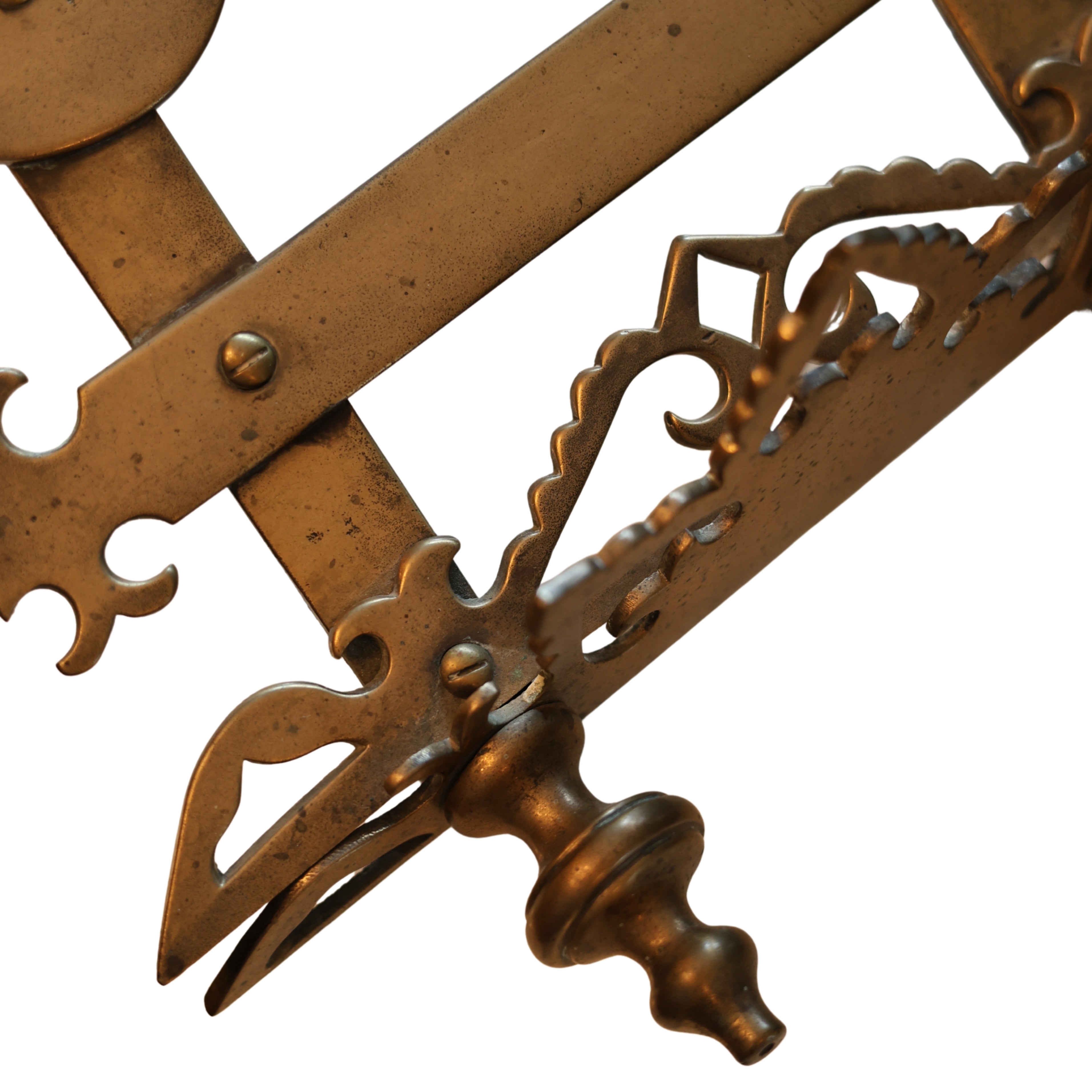 Brass Gothic Revival Easel