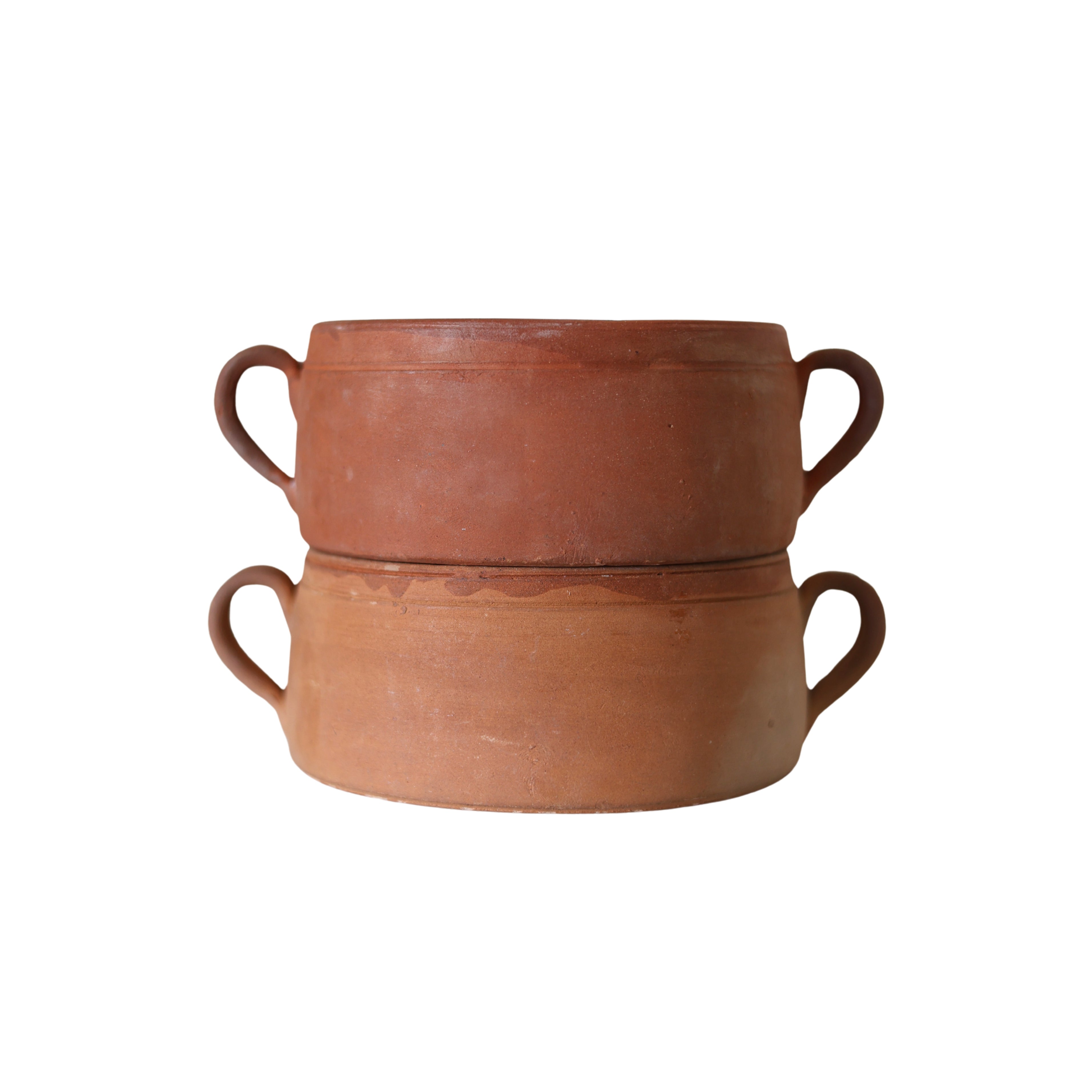 Vallauris Terracotta French Bean Pots, Pair