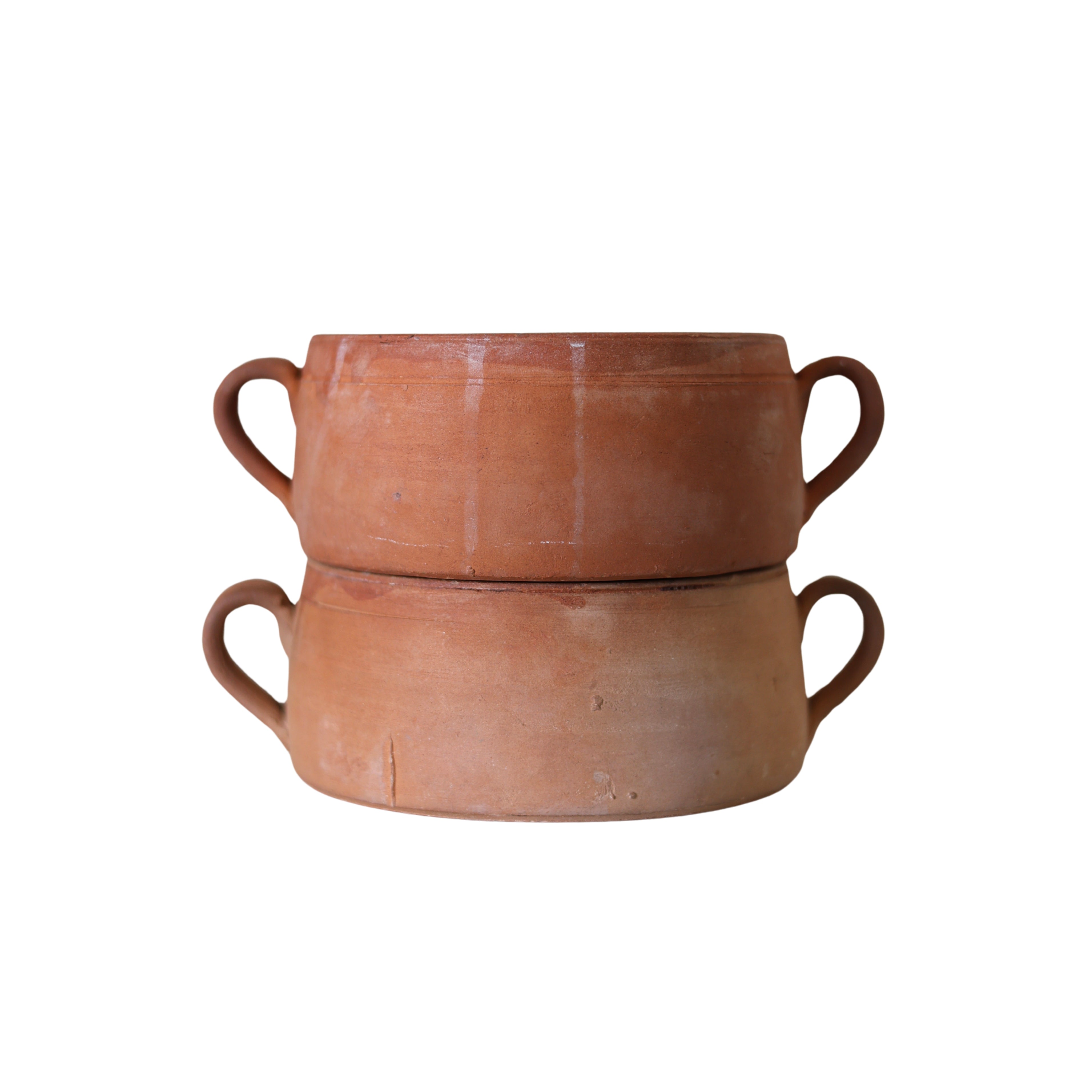 Vallauris Terracotta French Bean Pots, Pair