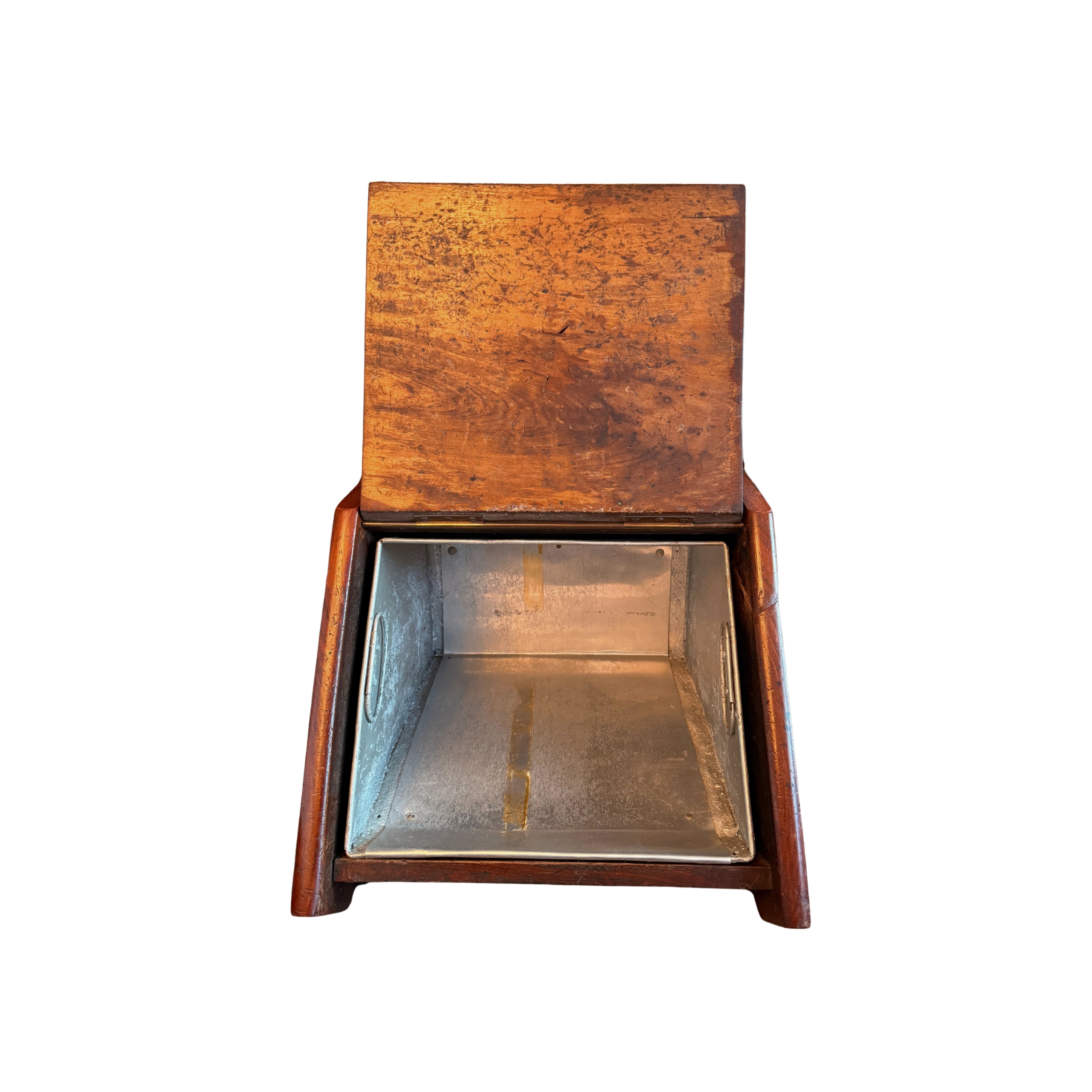 Oak Coal Box with Scoop
