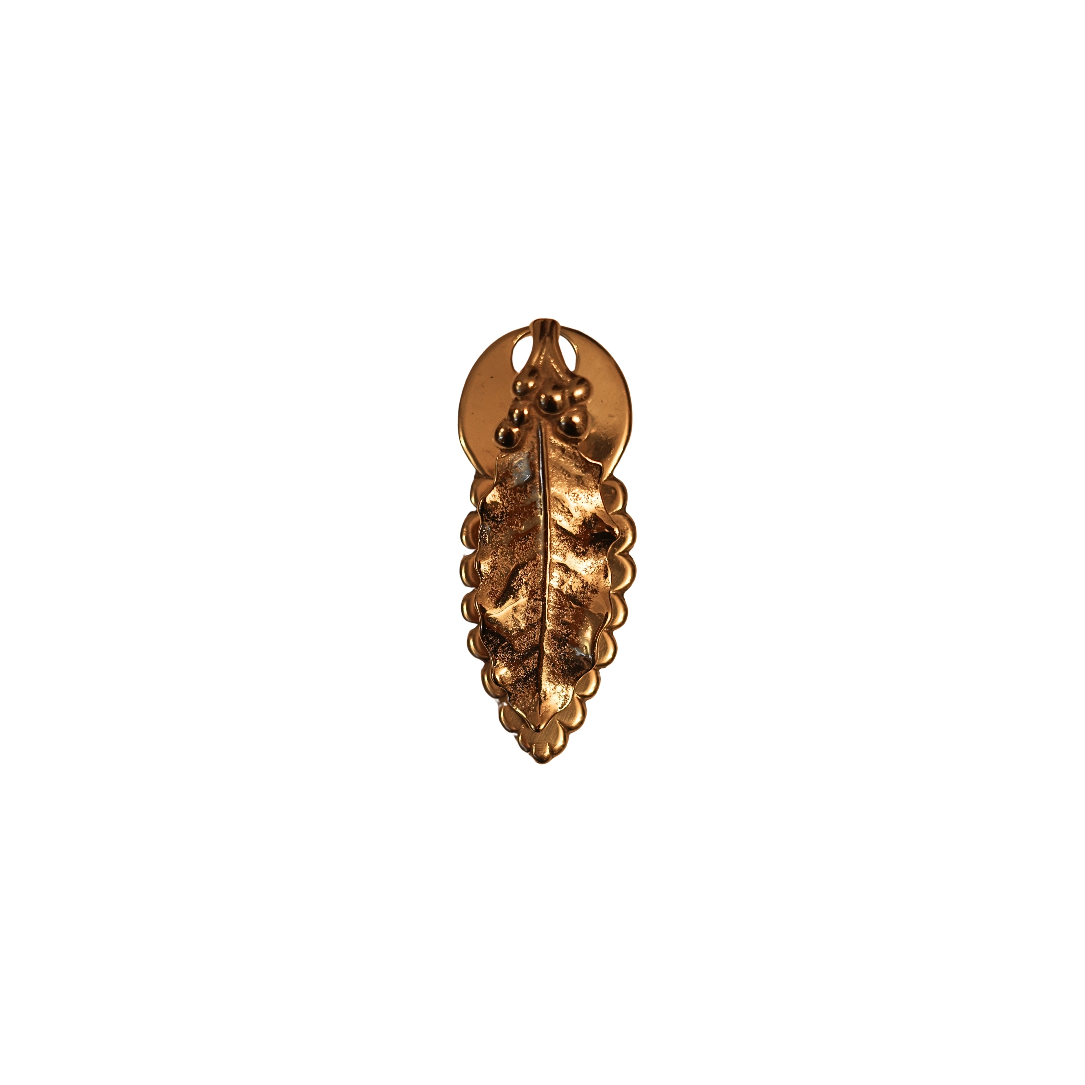Brass Leaf Clip — Virginia Metalcrafters