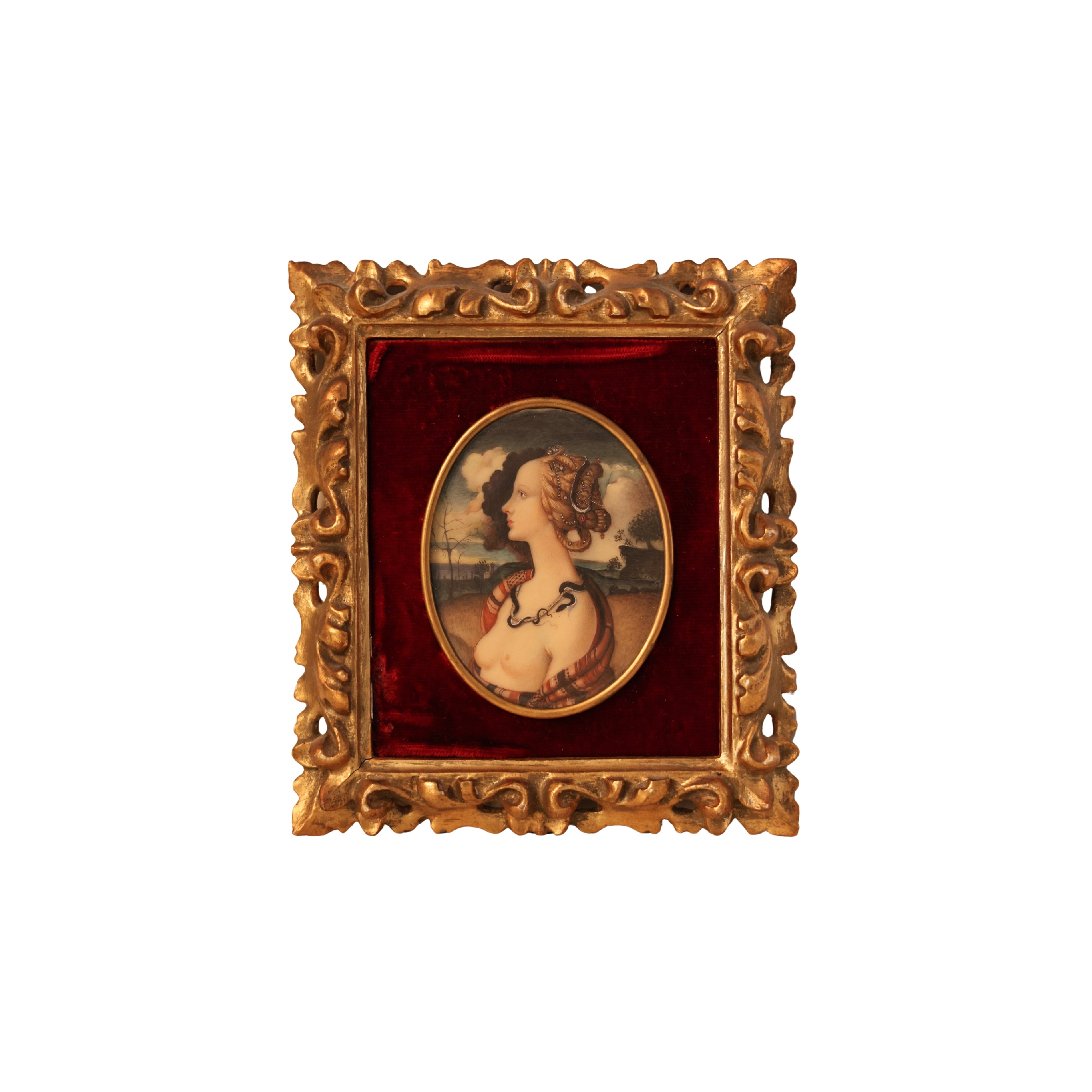 Simonetta Vespucci — Italian Hand-Painted Portrait