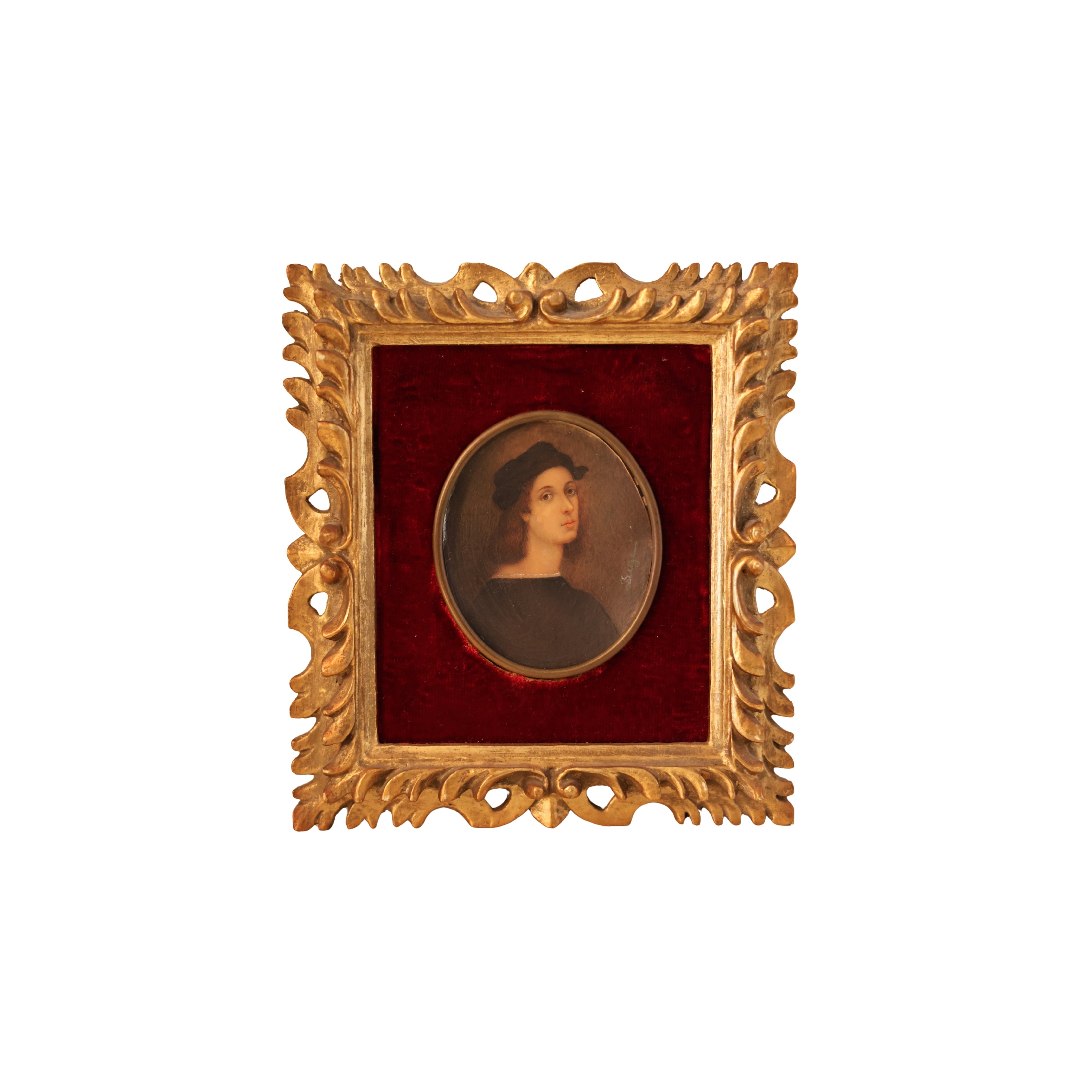 Raffaello — Italian Hand-Painted Portrait