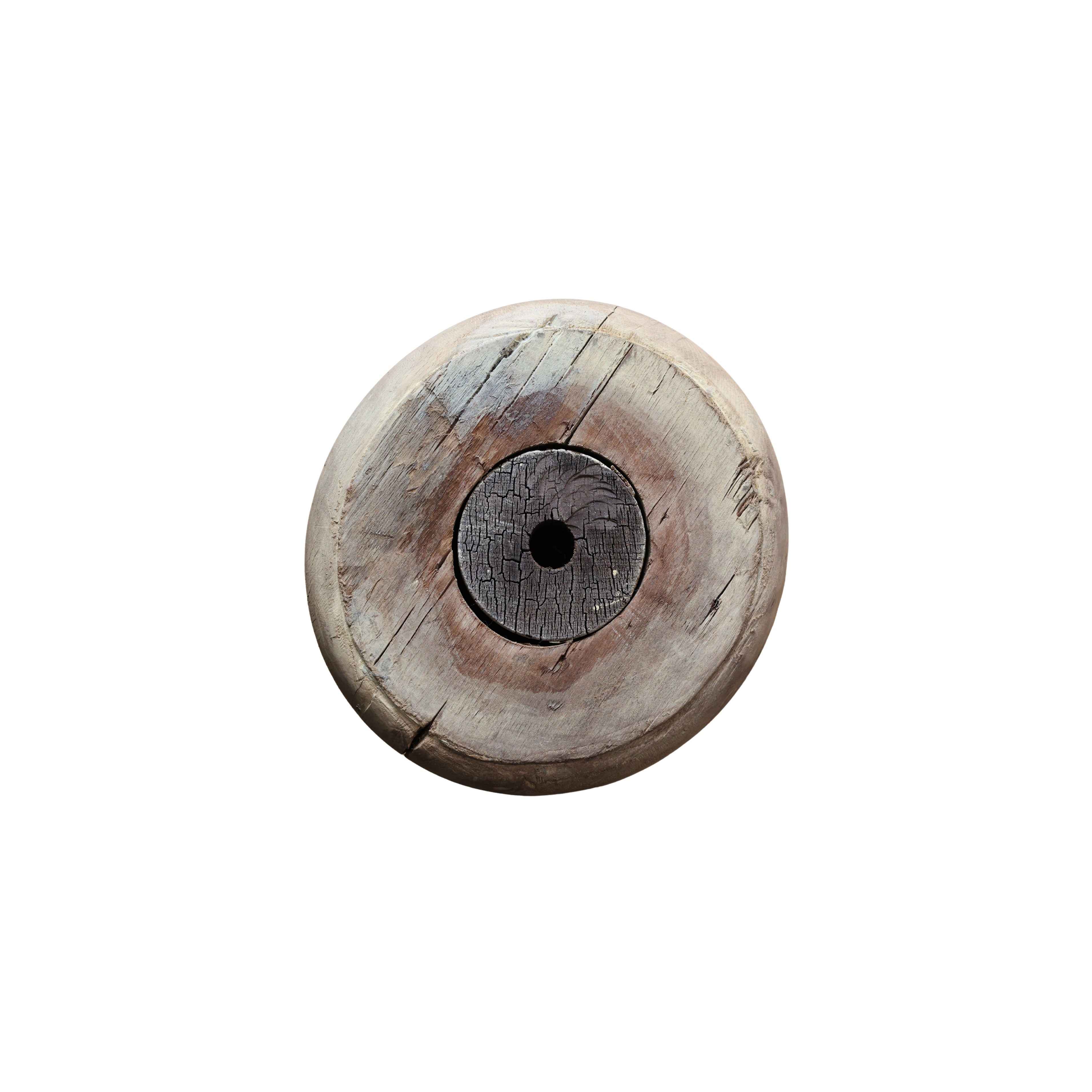 Turned Wooden Salvage Column