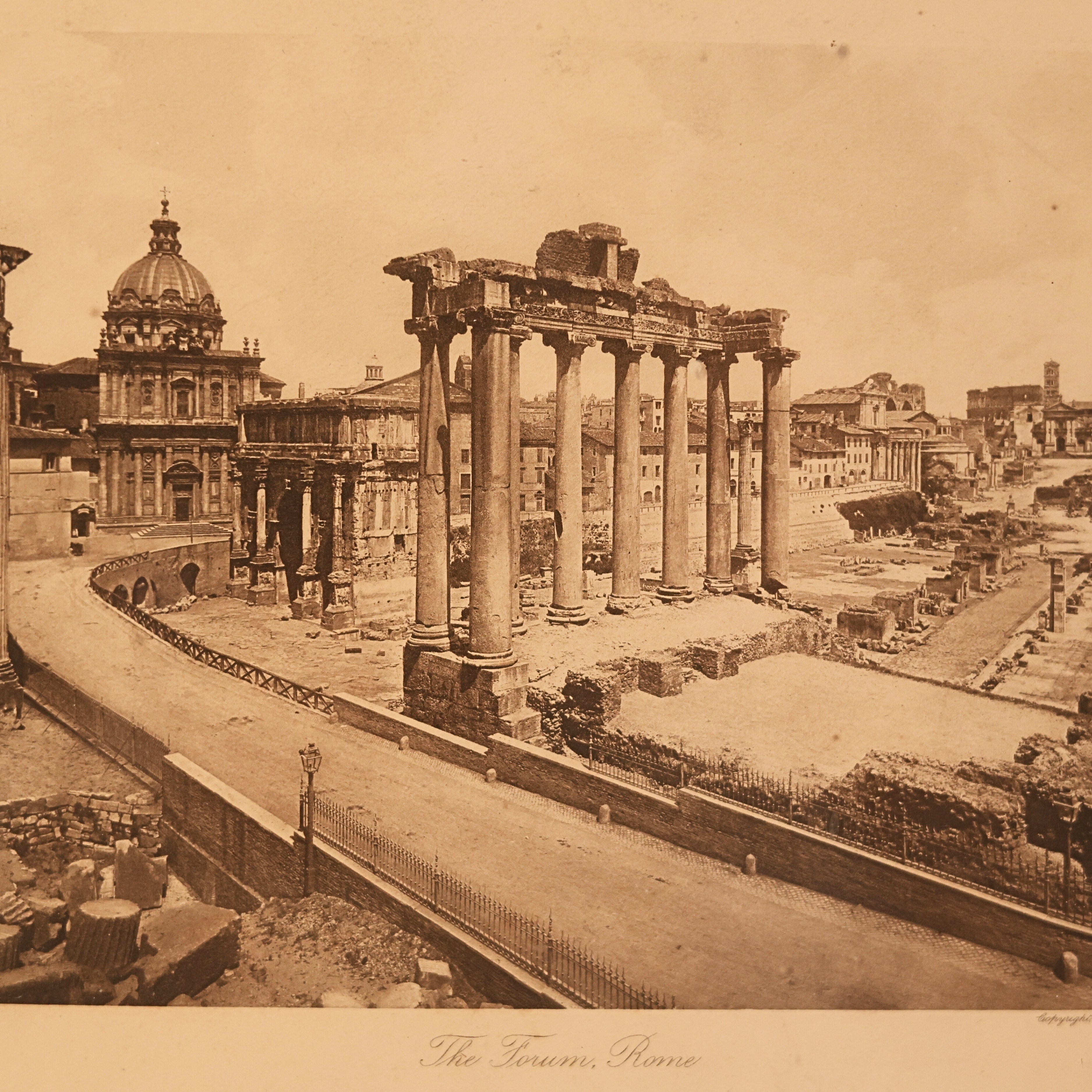 c. 1907 “The Forum, Rome” Photogravure