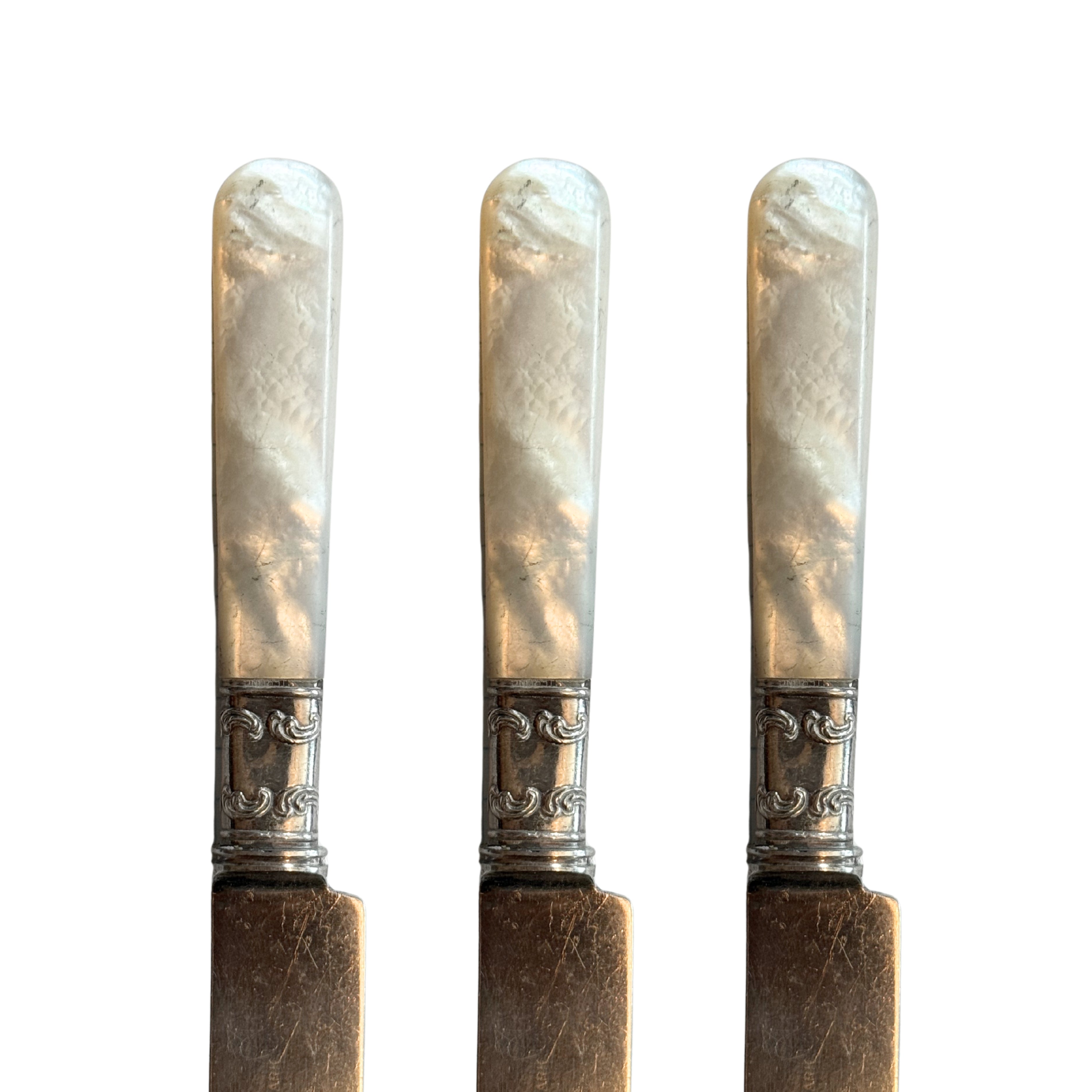 Mother-of-Pearl & Sterling Knives