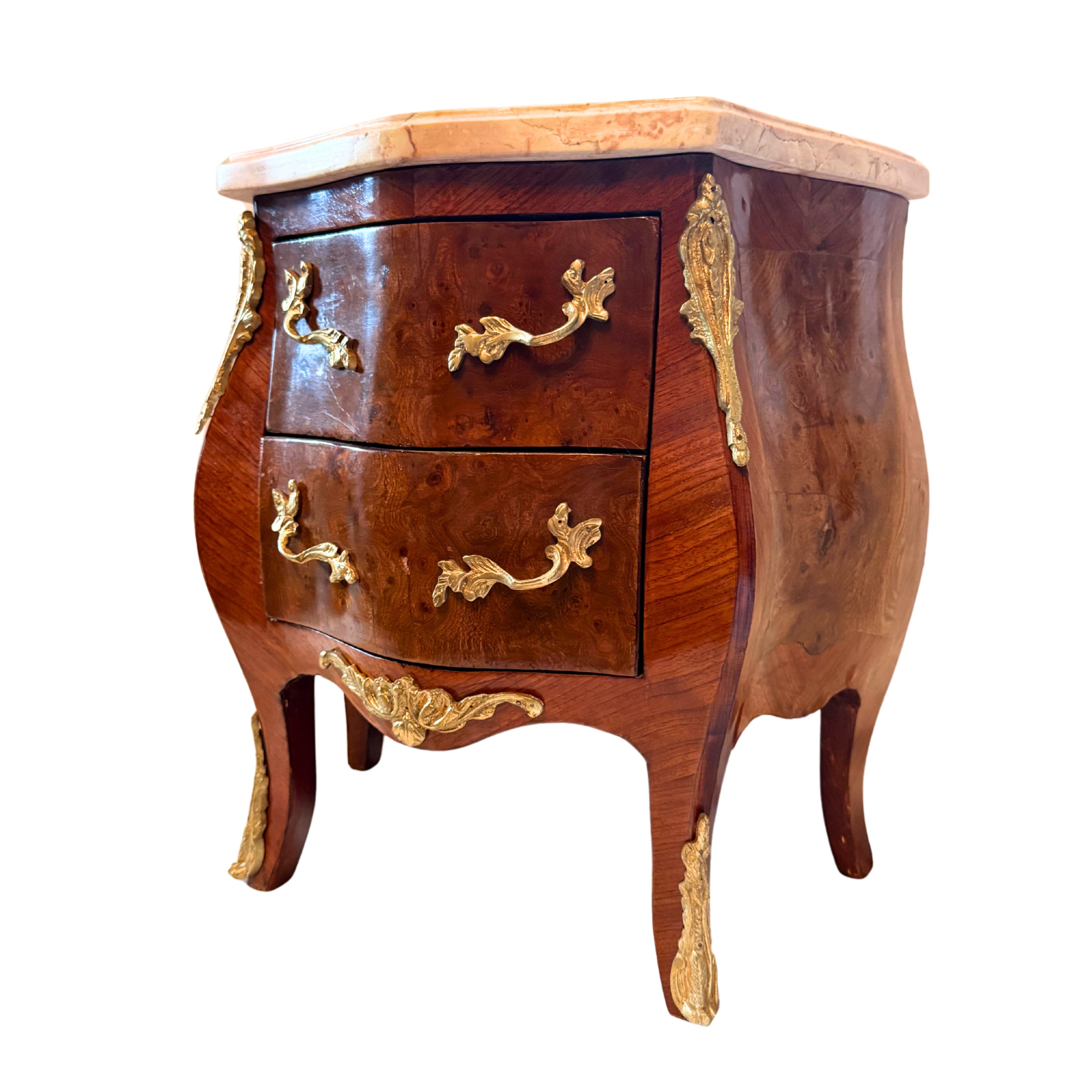French Louis XV Bombe Sample Chest