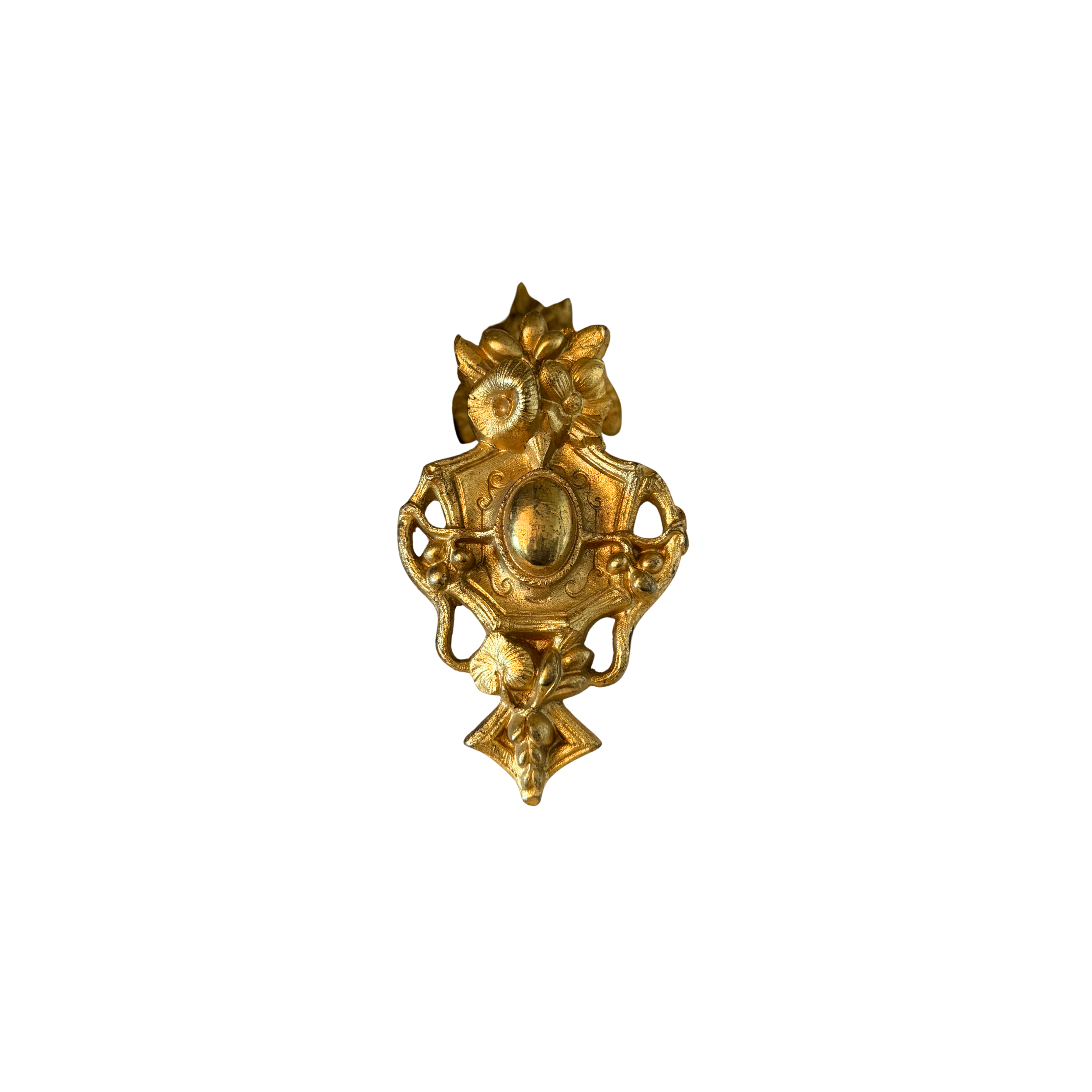 Ornate French Rococo-Style Gilt Hook