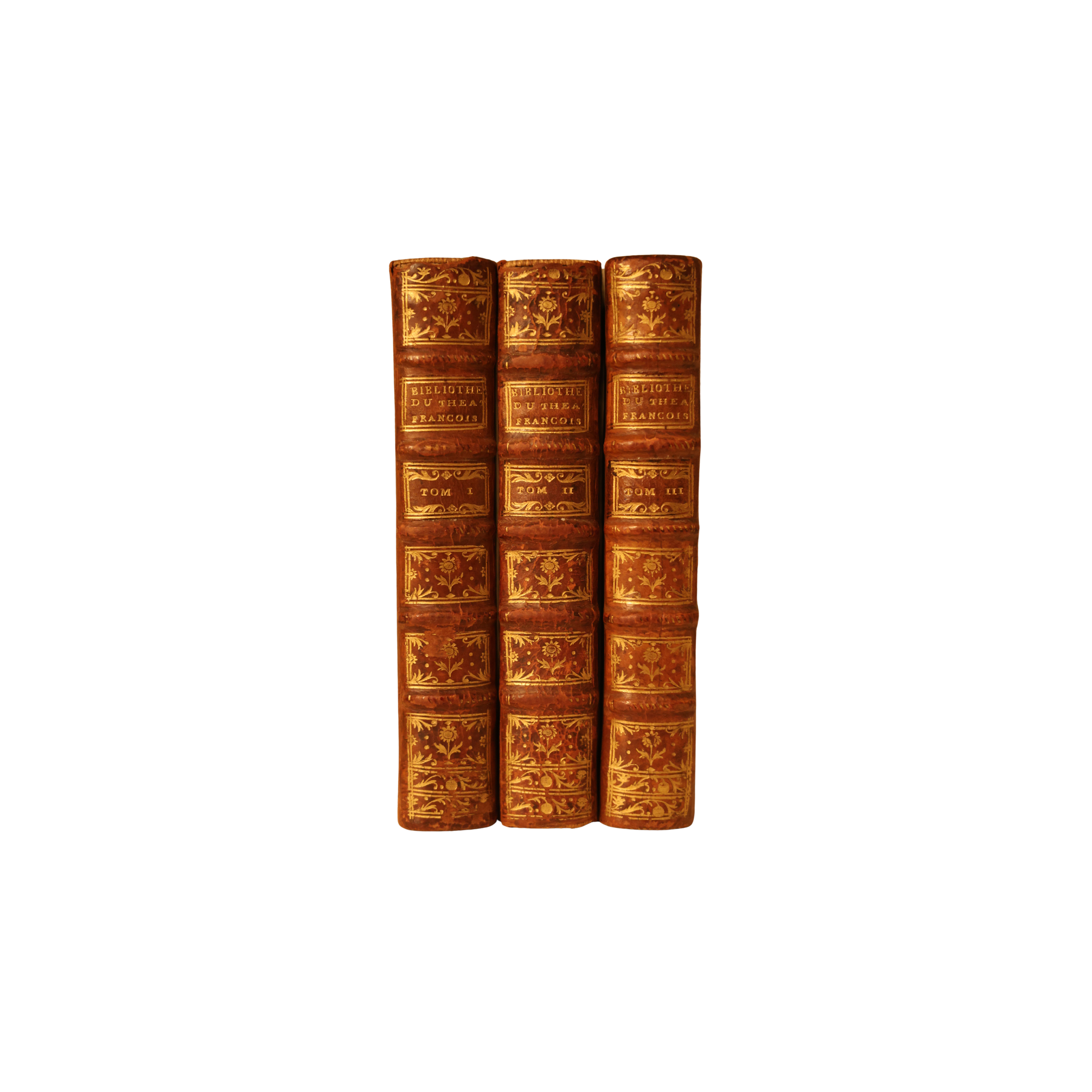 c. 1768 “Bibliothèque du Théâtre François” (Tome I, II & III)