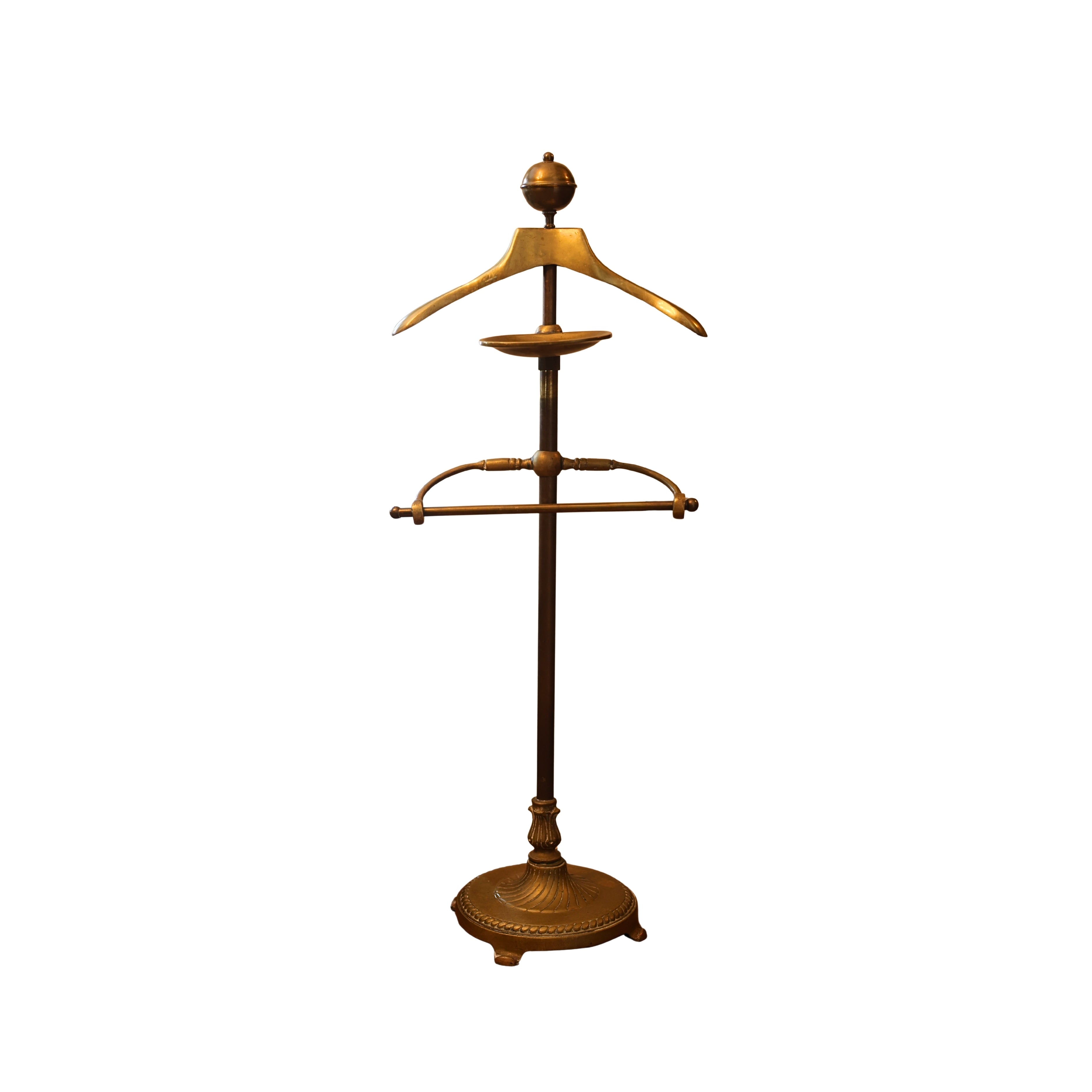 Brass Gentleman’s Valet Stand