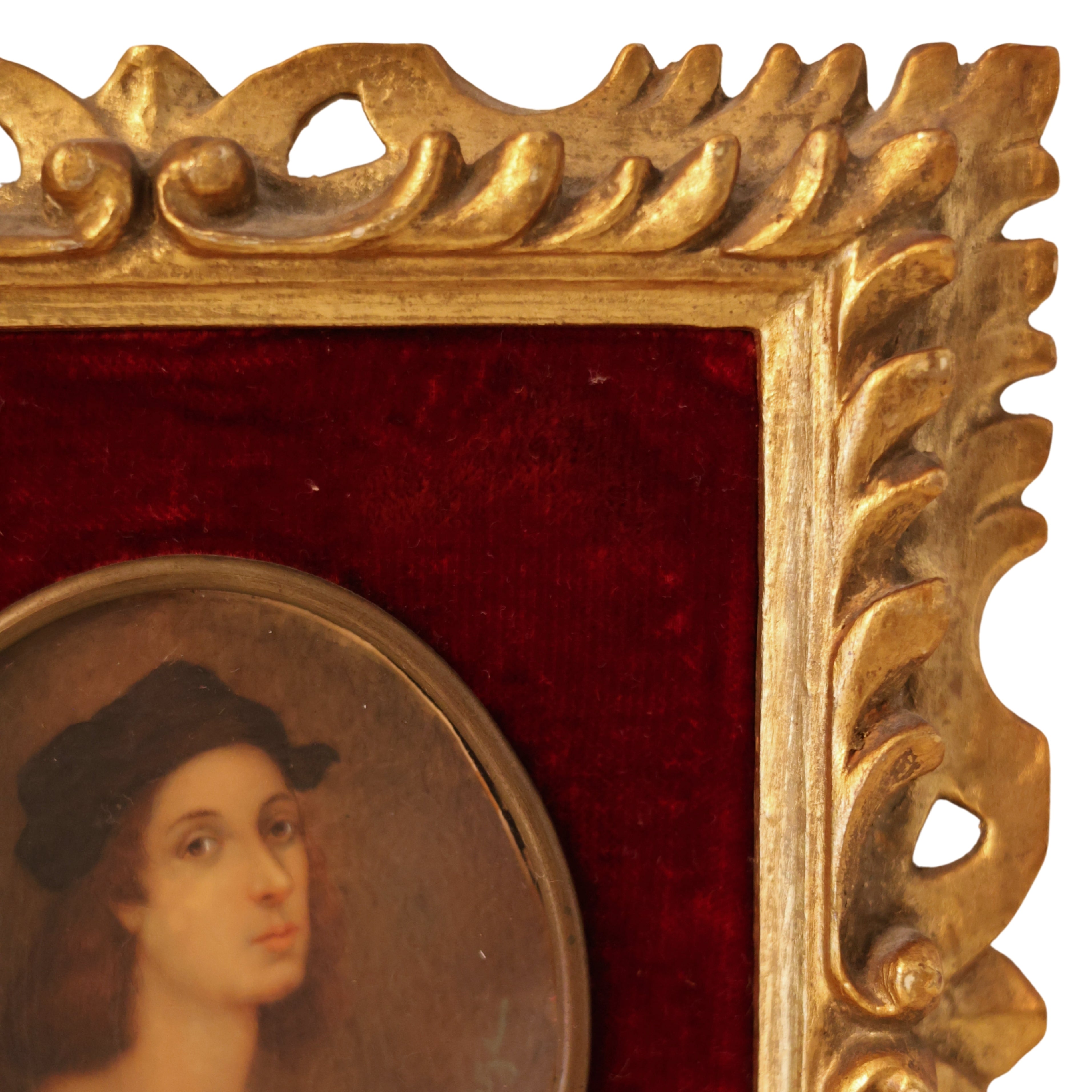 Raffaello — Italian Hand-Painted Portrait