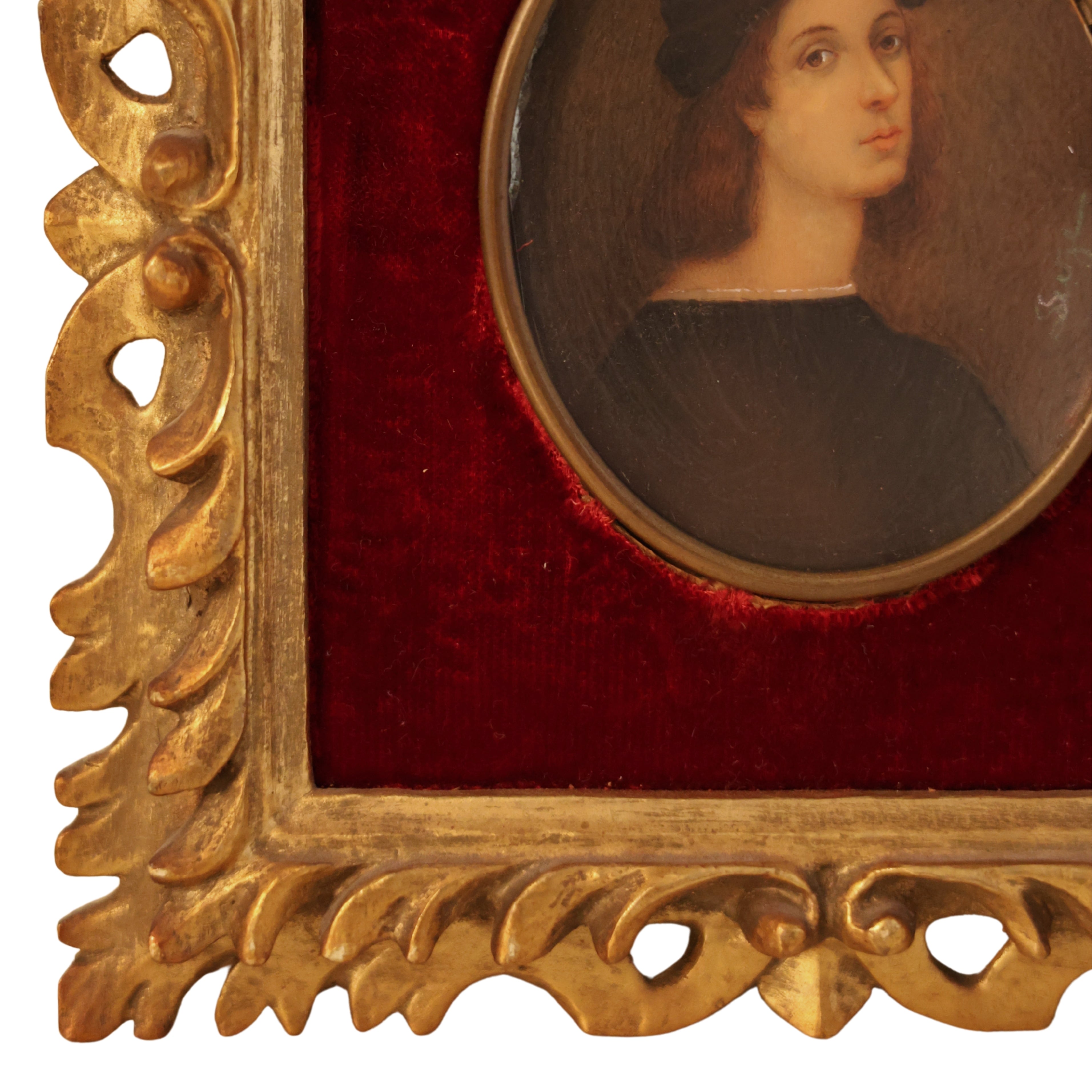 Raffaello — Italian Hand-Painted Portrait