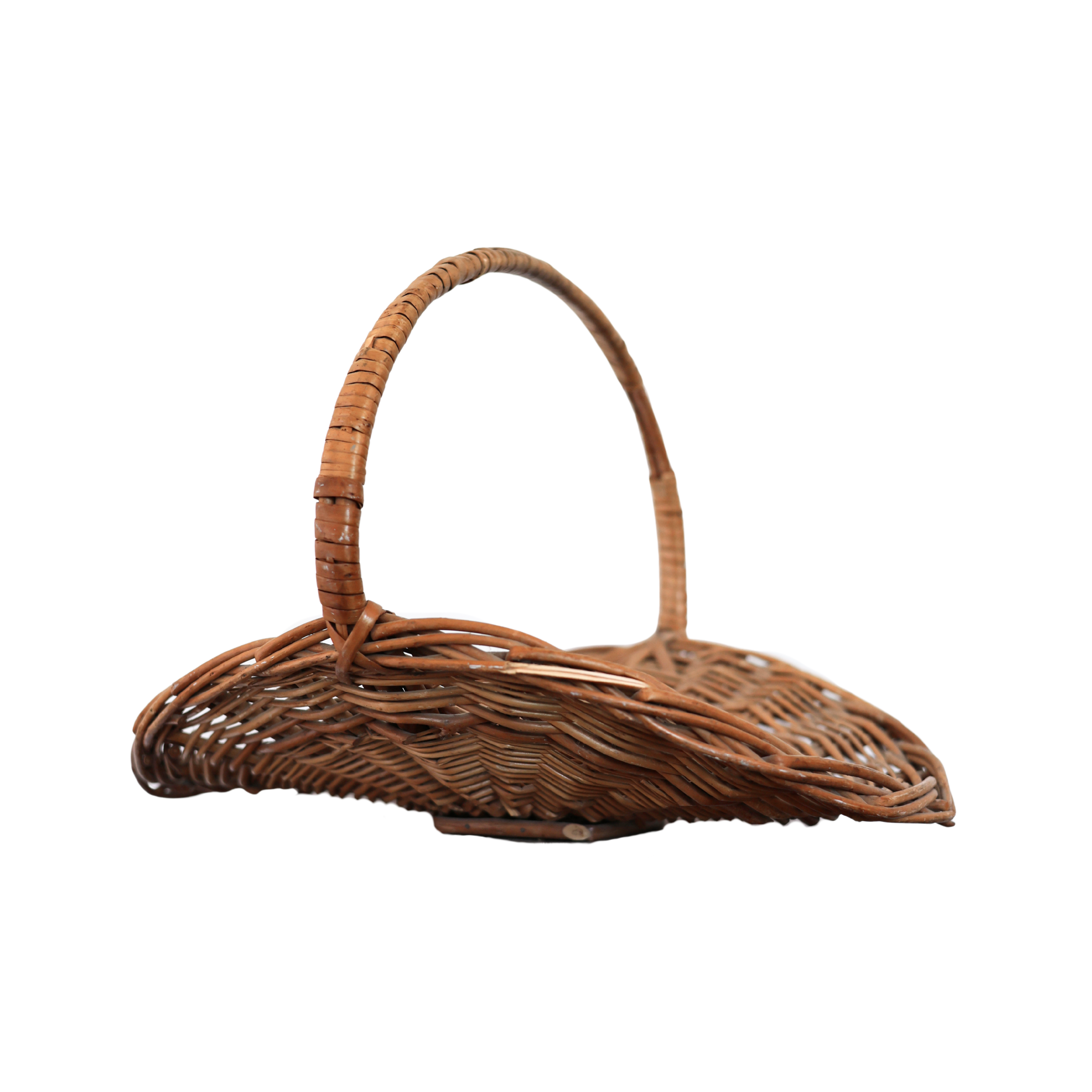 Wicker Harvest Basket