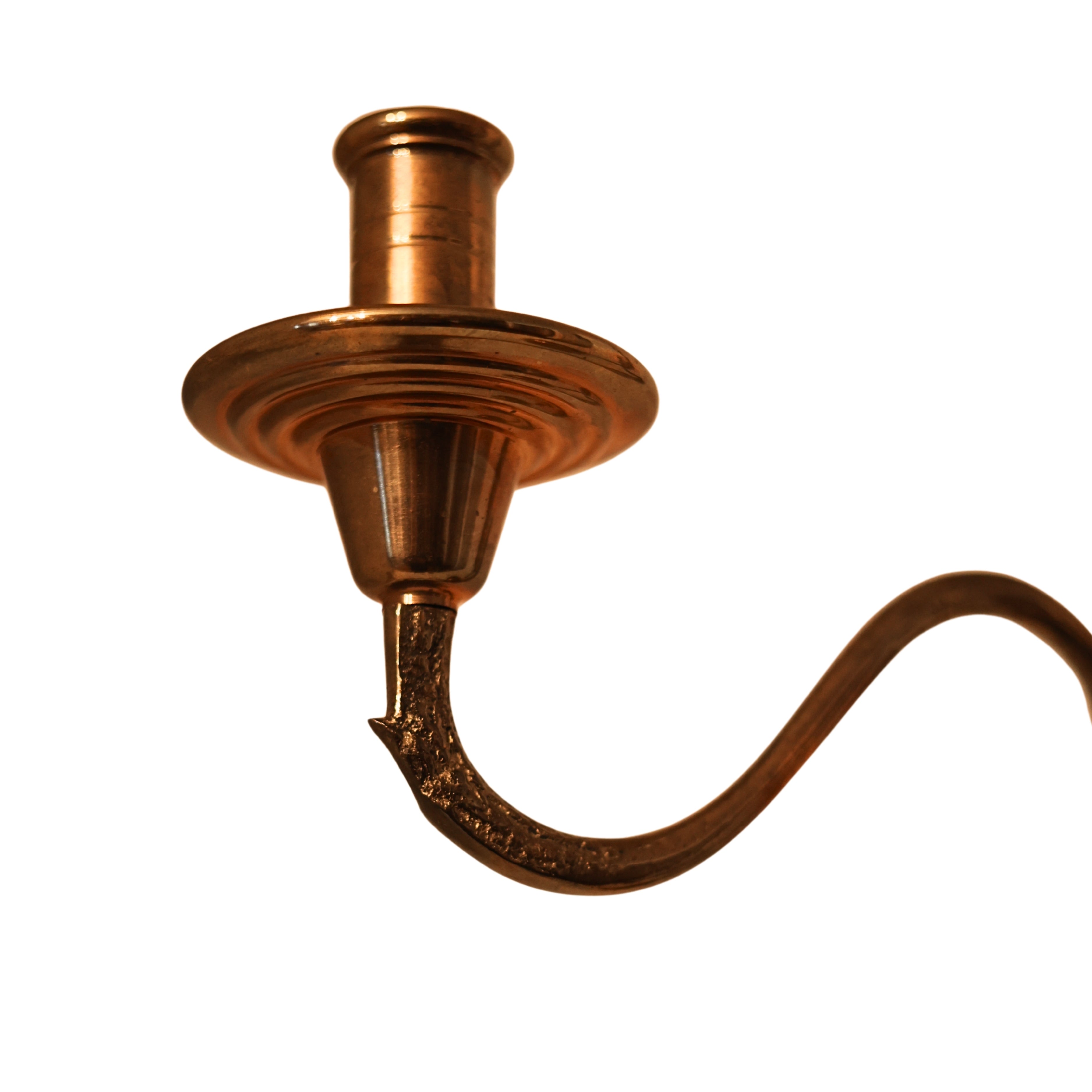 Adjustable Brass Double-Arm Chamberstick (Frederick Cooper)