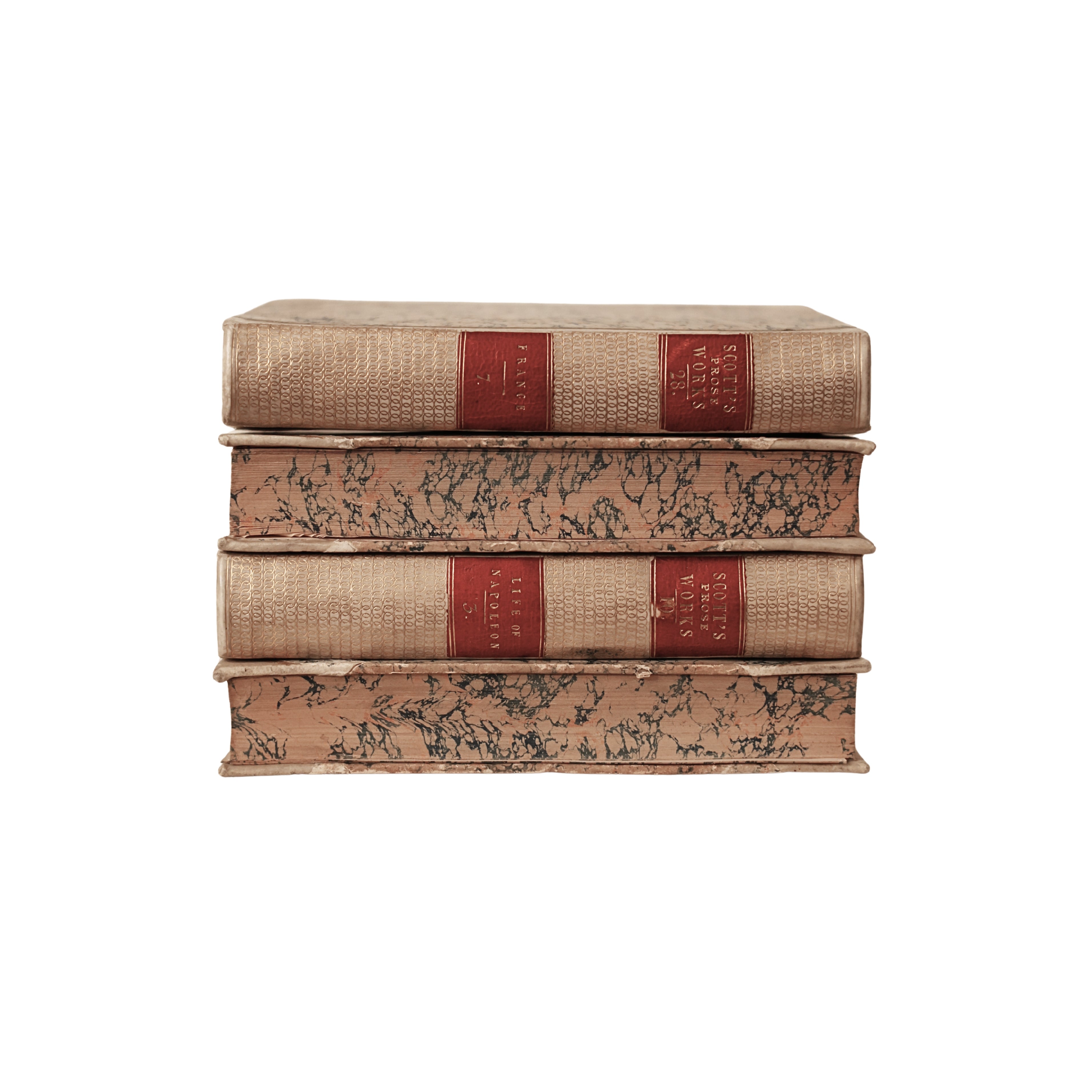 c. 1835 Volumes from The Works of Sir Walter Scott