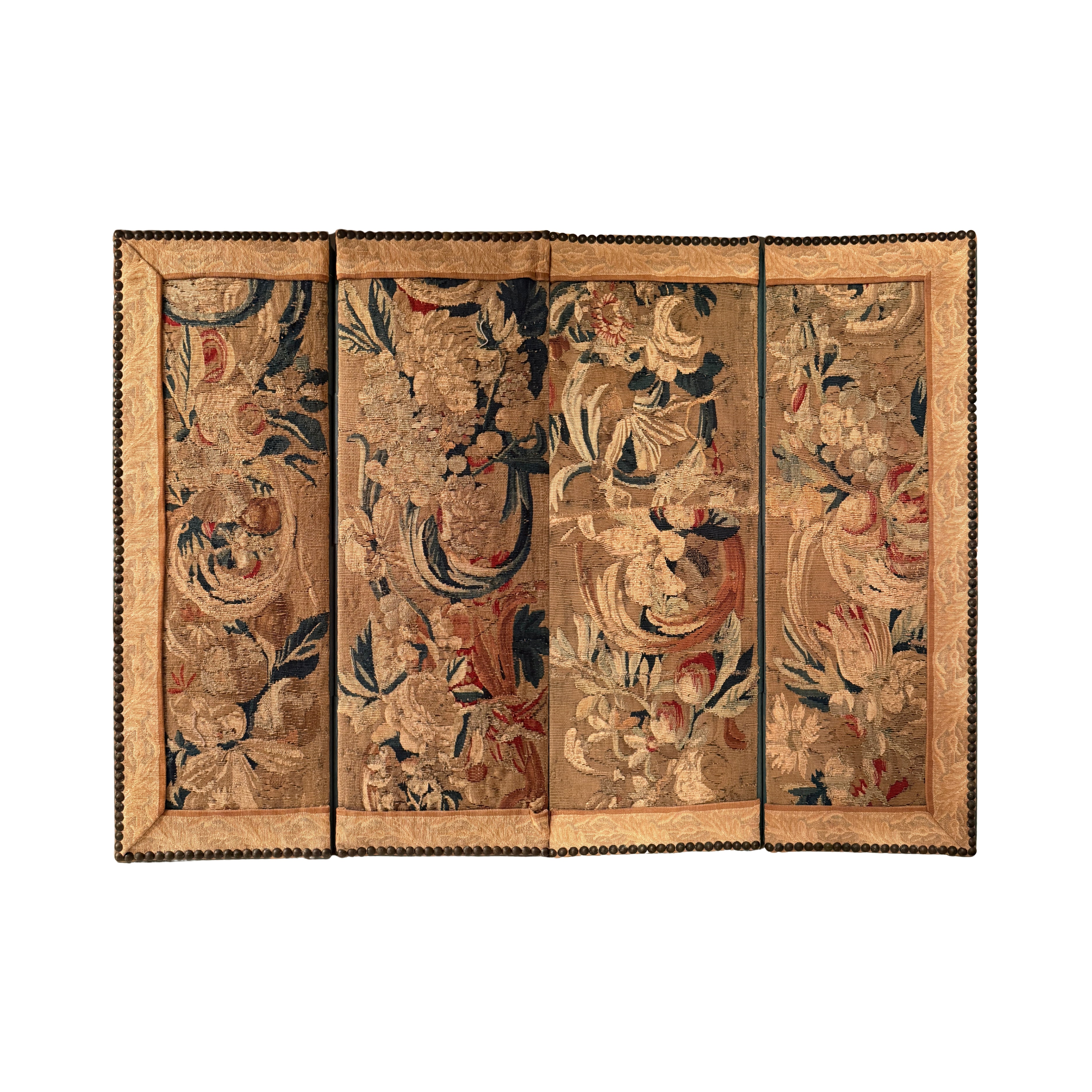 18th c. French Aubusson Tapestry Table Screen